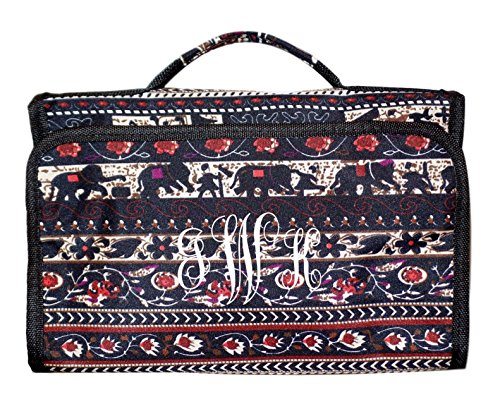 Elephant Tapestry - Embroidered Monogram