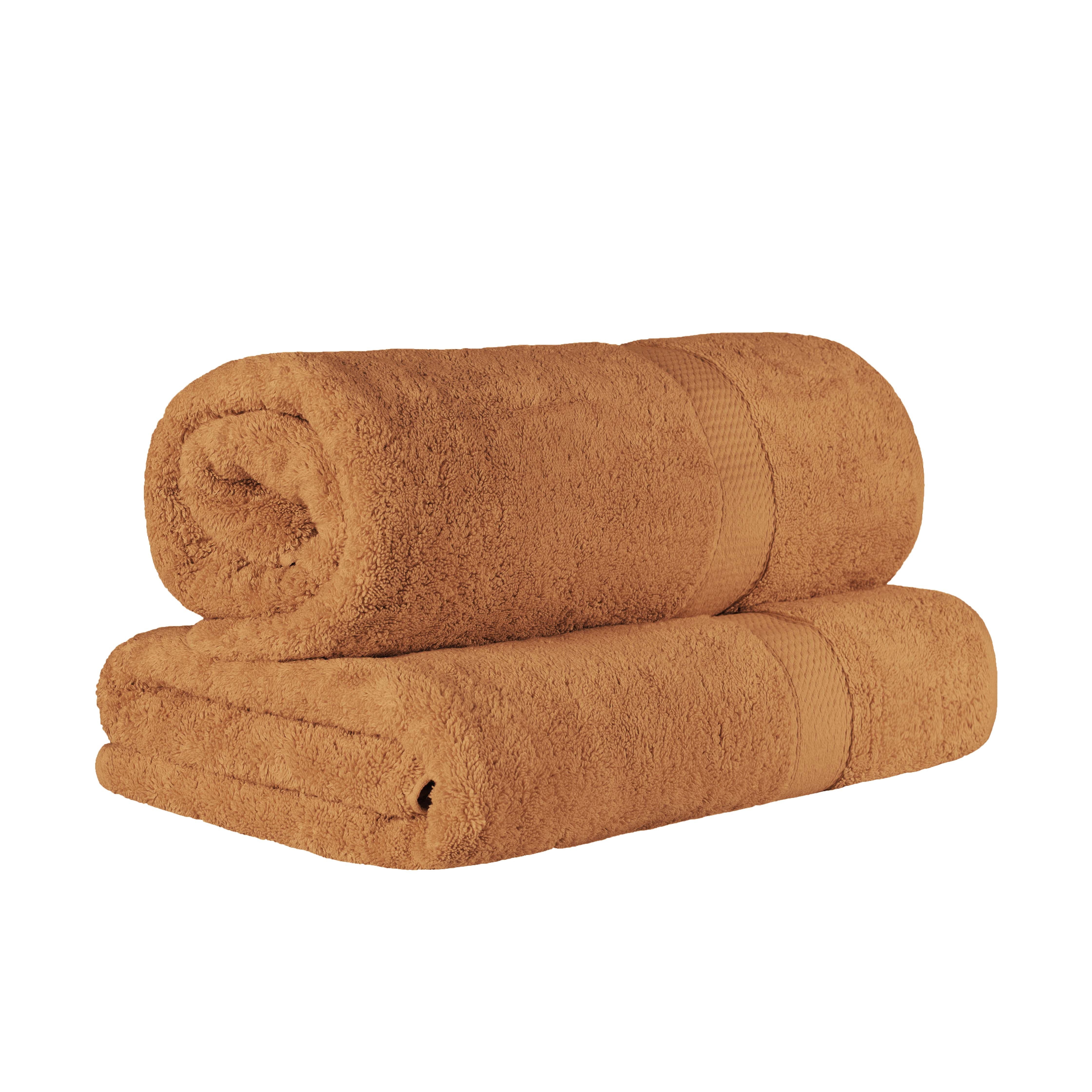 Premium Egyptian Cotton Bath Sheet Set of 2 - Ultra Soft & Absorbent Luxury Towels for Spa, Hotel, or Home Use