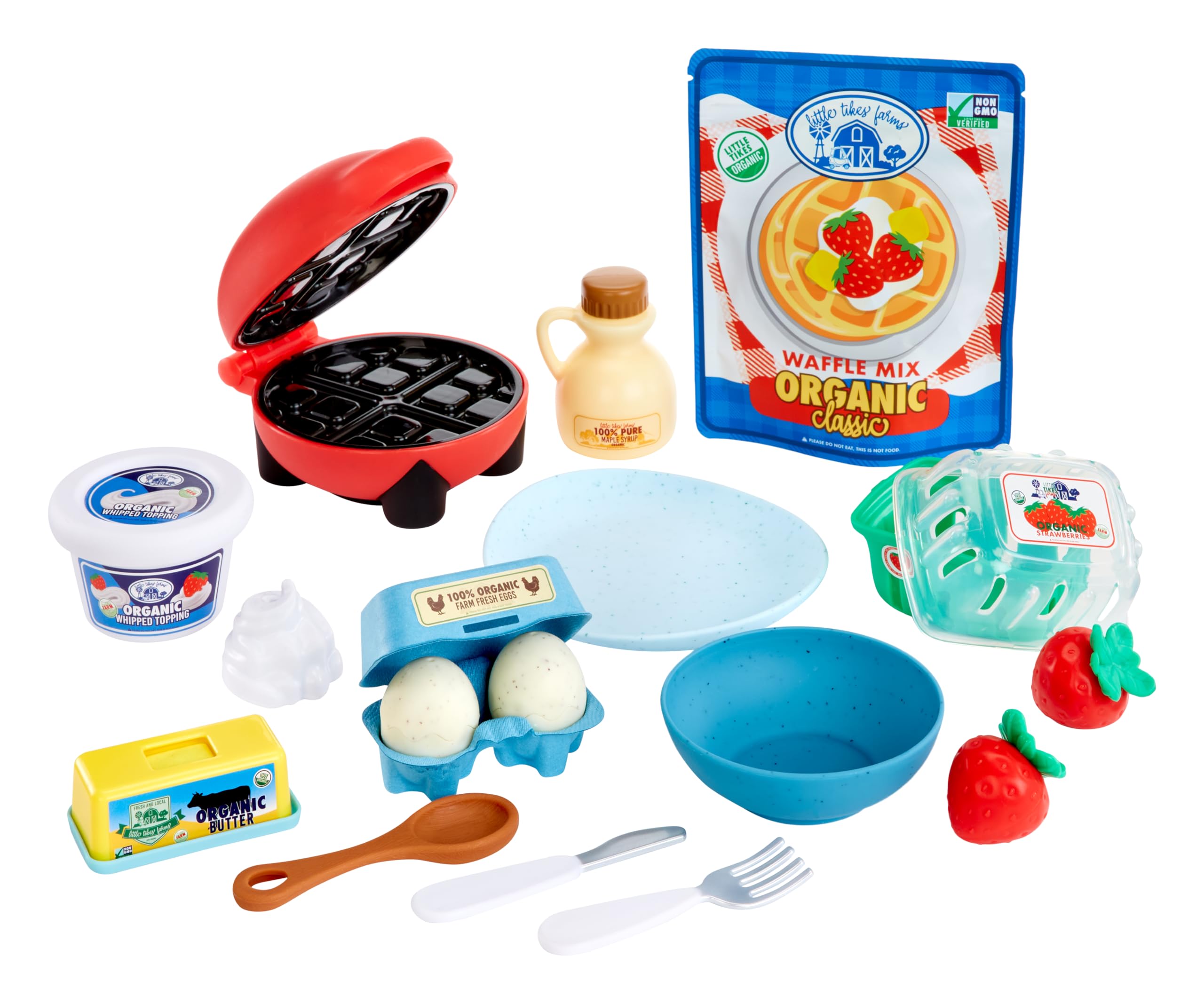 Creative Chefs Waffles Kit - Professional Waffle Maker Set for Home & Restaurant Use - Perfect for Breakfast, Brunch, and Dessert Making