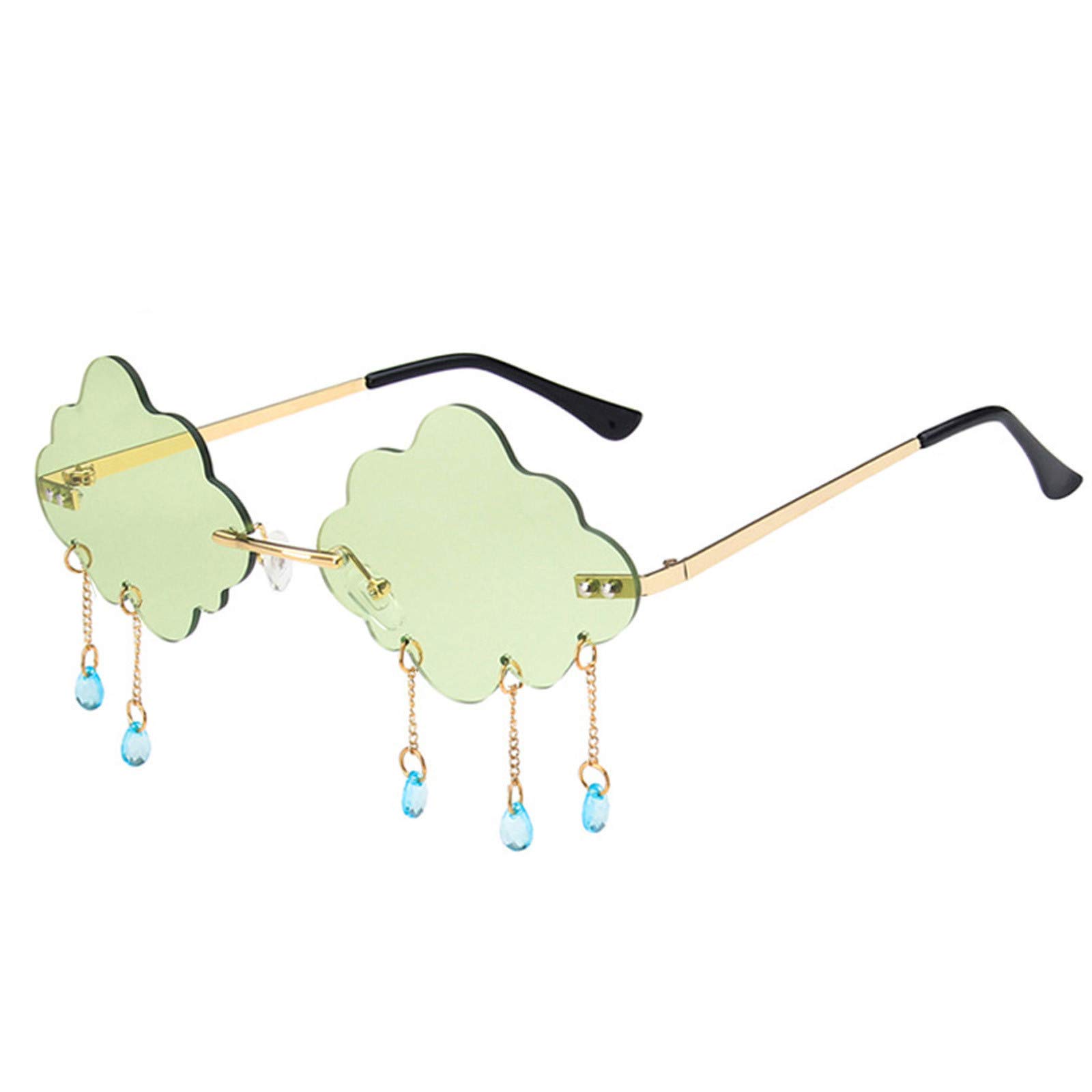 Vintage Rimless Sunglasses for Men & Women - Punk Style for Outdoor Fashion