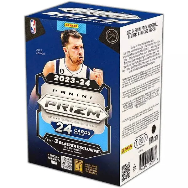 2023-2024 Panini Prizm NBA Basketball Trading Cards Blaster Box - Collectible Sports Cards for Fans & Investors, Perfect for Gifts, Trading, and Memorabilia