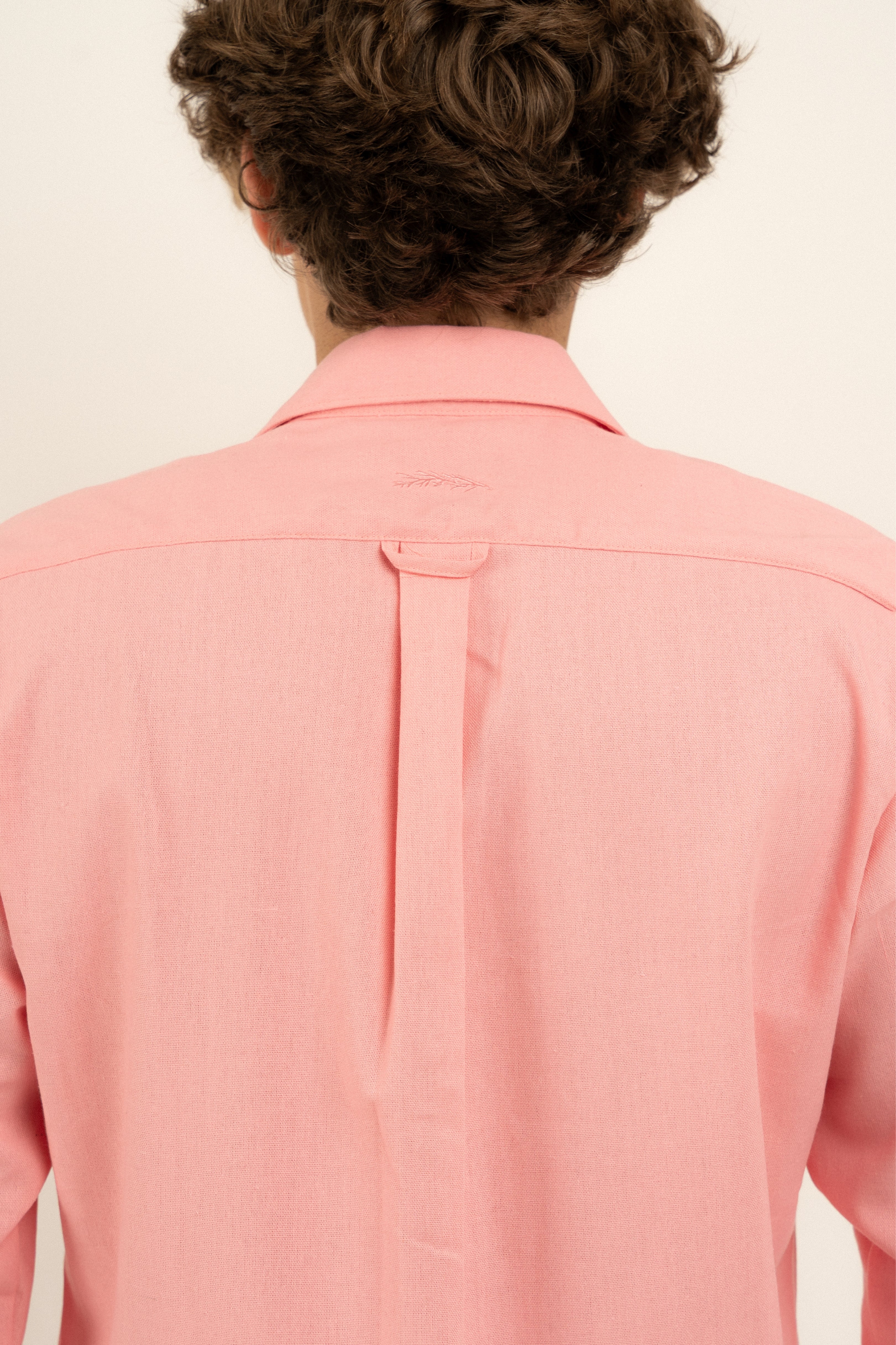Stylish Cannes Pink Linen Shirt for Women - Breathable Summer Blouse for Casual Outings & Beach Vacations