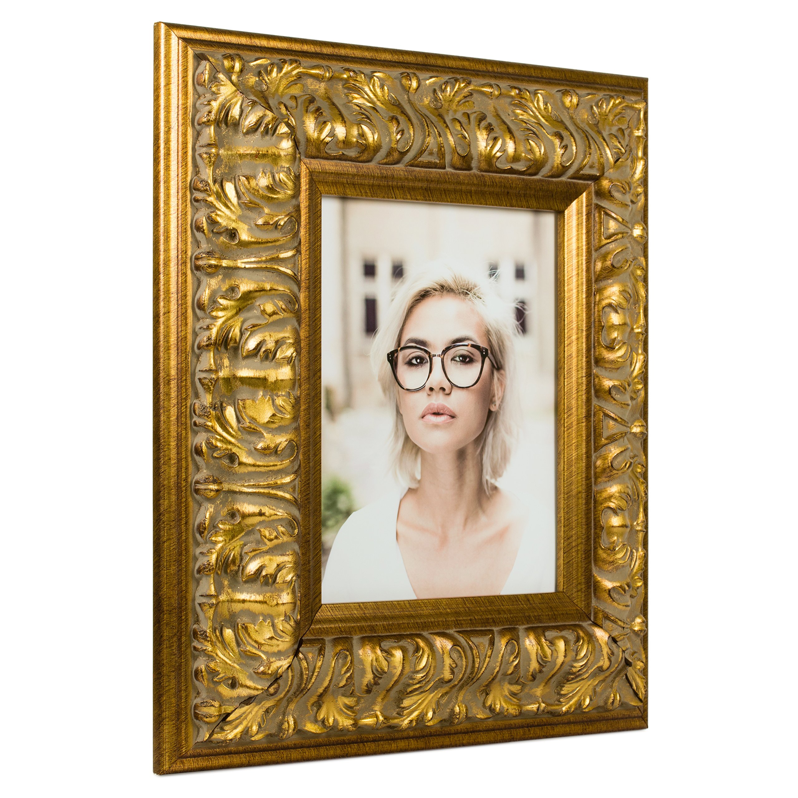 Craig Frames Barroco Antique Gold Baroque Picture Frame - 18x36 Inch - Elegant Wall Decor for Living Room, Bedroom & Office