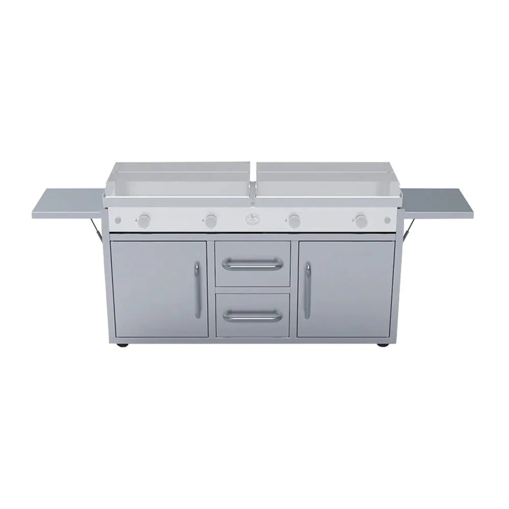 Le Griddle Freestanding Cart for 60 Gas Griddles | Heavy-Duty Commercial Kitchen Cart | Perfect for Restaurants, Food Trucks & Outdoor Cooking | GFCART160