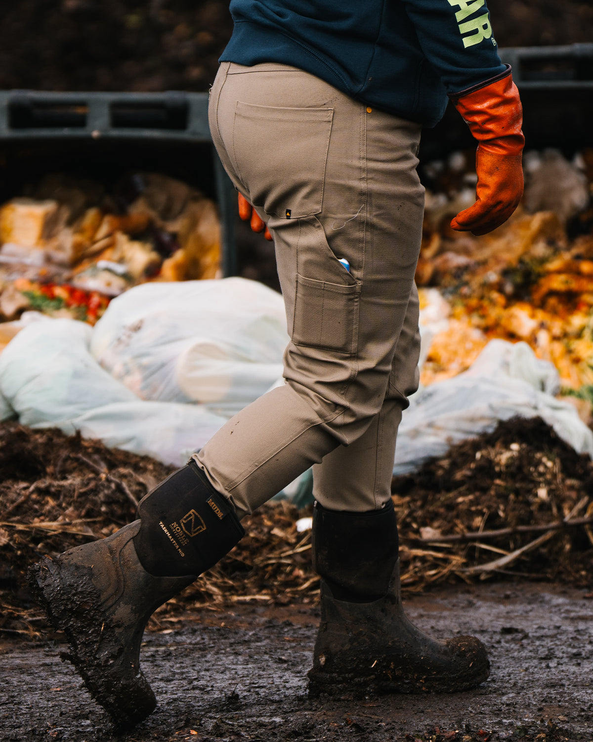 Women's Stretch Canvas Utility Work Pants - Durable & Comfortable for Outdoor Jobs, Construction, Gardening & DIY Projects