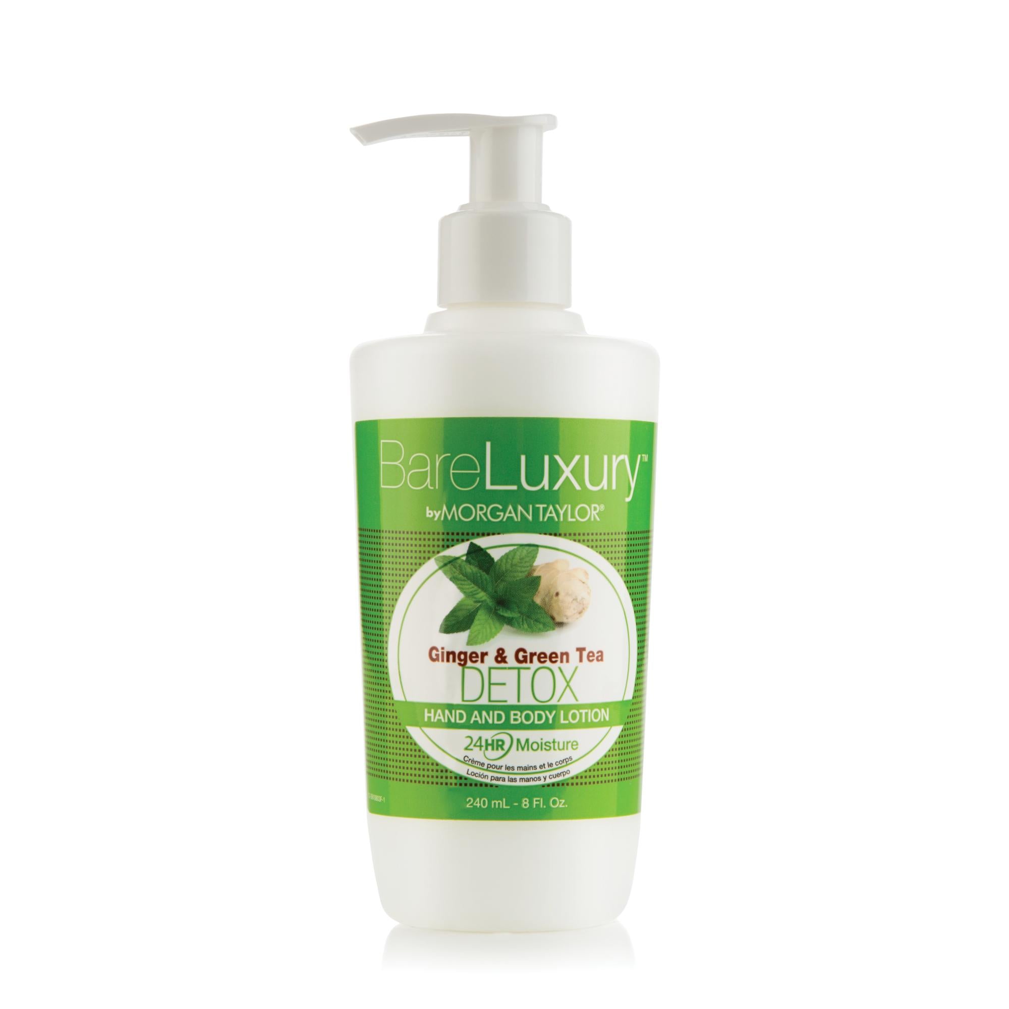 Morgan Taylor Detox Ginger & Green Tea Body Lotion - Hydrating & Nourishing Skin Care for Dry Skin - Perfect for Daily Moisturizing & Spa Relaxation at Home