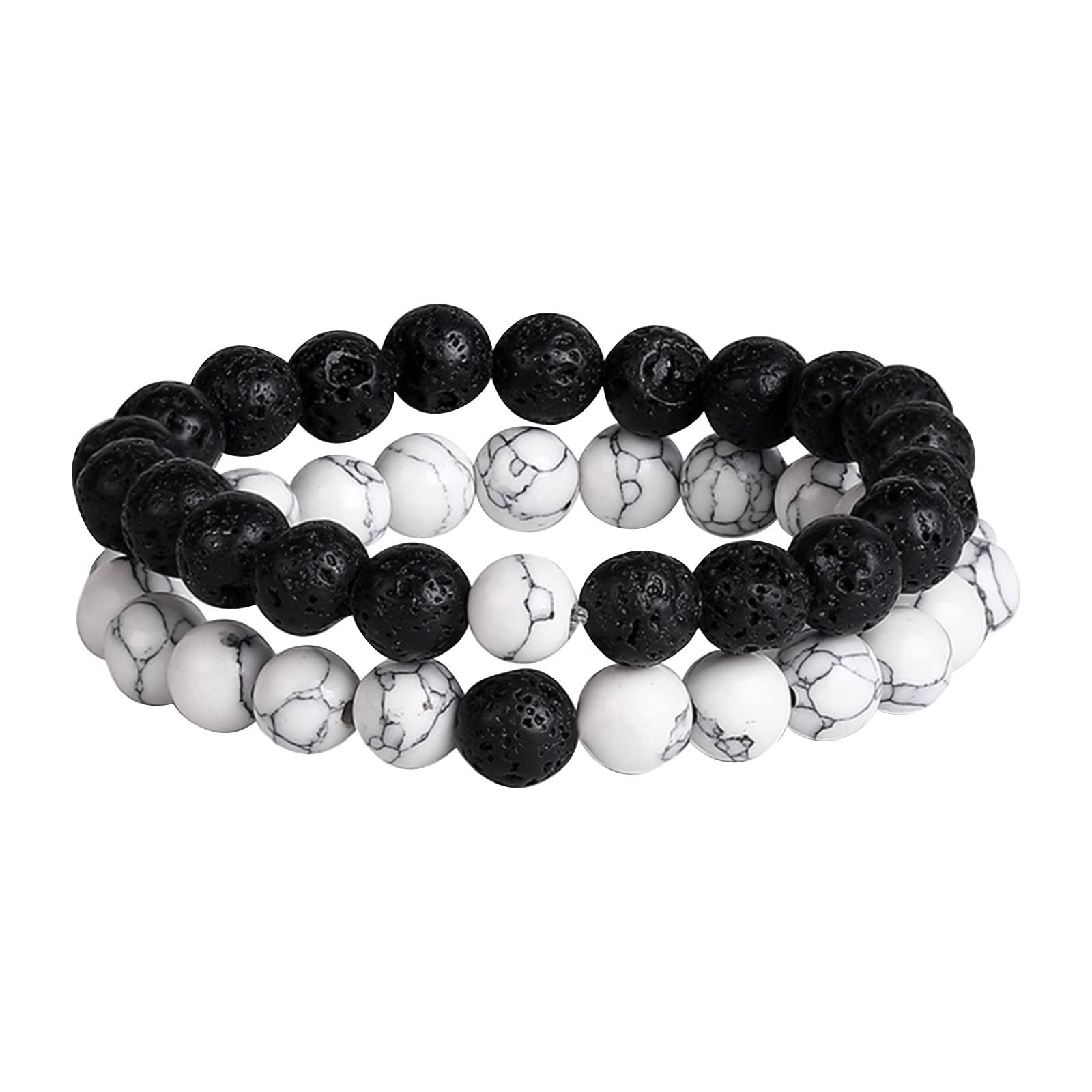 YaYiYa 8#IU Slimming Anklet for Men & Women - Anti-Swelling Black Beaded Chakra Energy Protection Bracelet (1 Piece) - Perfect for Yoga, Meditation & Wellness Gifts
