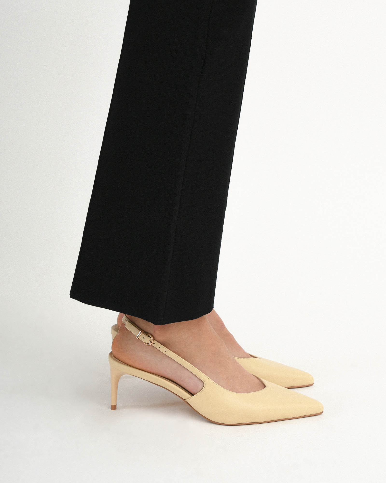 Julian Women's Mid Heel Pumps - Genuine Butter Leather Dress Shoes for Work, Office & Special Occasions