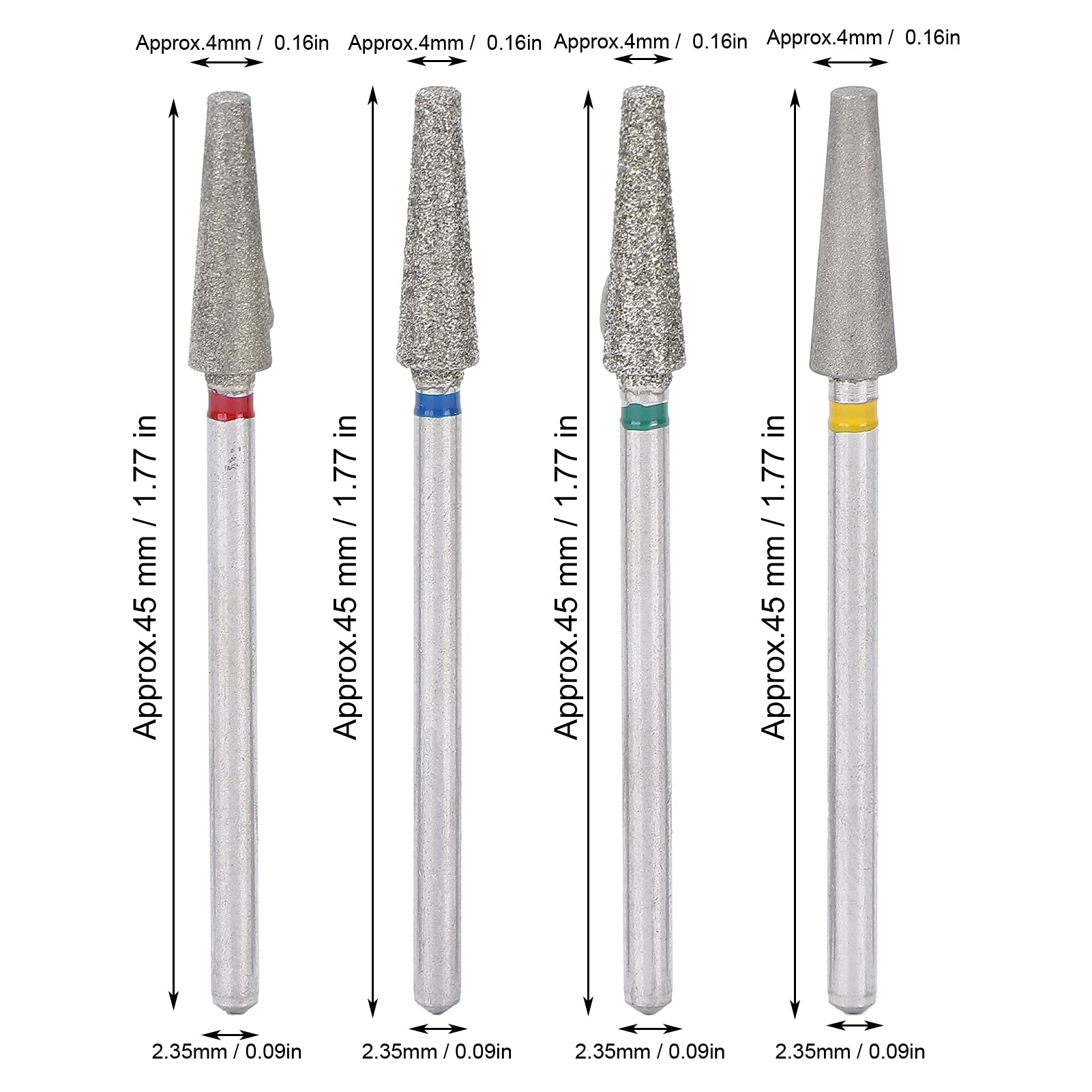 Professional Nail Grinding Head & Polish Drill Bits - Dead Skin Remover for Nail Salon & Home Use - Perfect for Nail Technicians & DIY Manicures - Ideal for Pedicures, Acrylic Nails & Gel Polish Removal