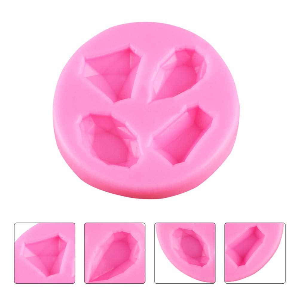 DOITOOL 3Pcs Mini Gem Silicone Molds for Resin, Fondant, Chocolate & Polymer Clay - DIY Crafting, Cake Decorating & Christmas Decorations - Baking Tools for Jewelry Making, Candy Molds & Epoxy Art Projects