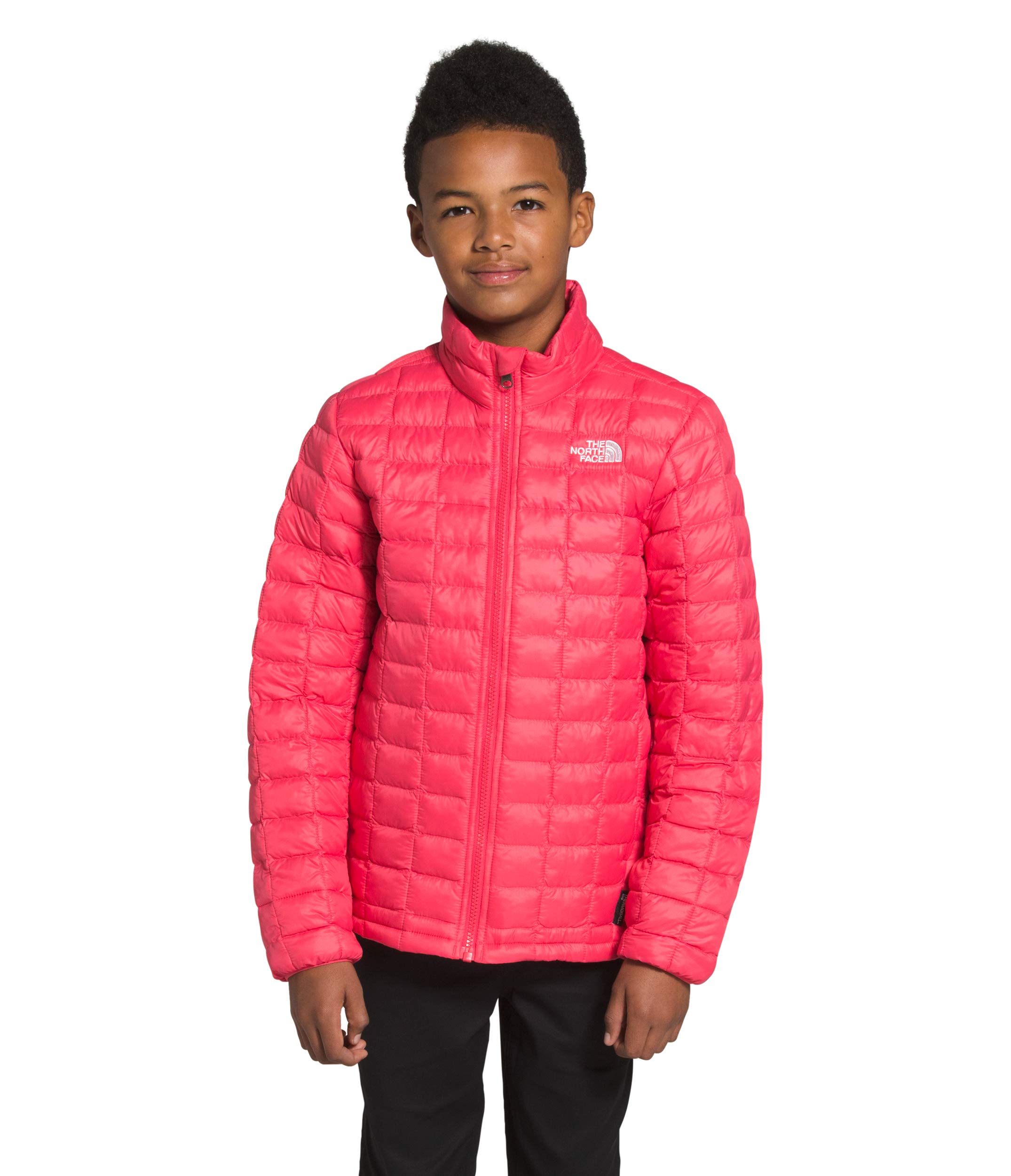 The North Face Girls' Thermoball Eco Jacket - Waterproof Winter Coat for Kids, Lightweight Insulated Jacket for Cold Weather (Paradise Pink, XL 18-20 Big Kids) - Perfect for School, Outdoor Play & Snow Activities