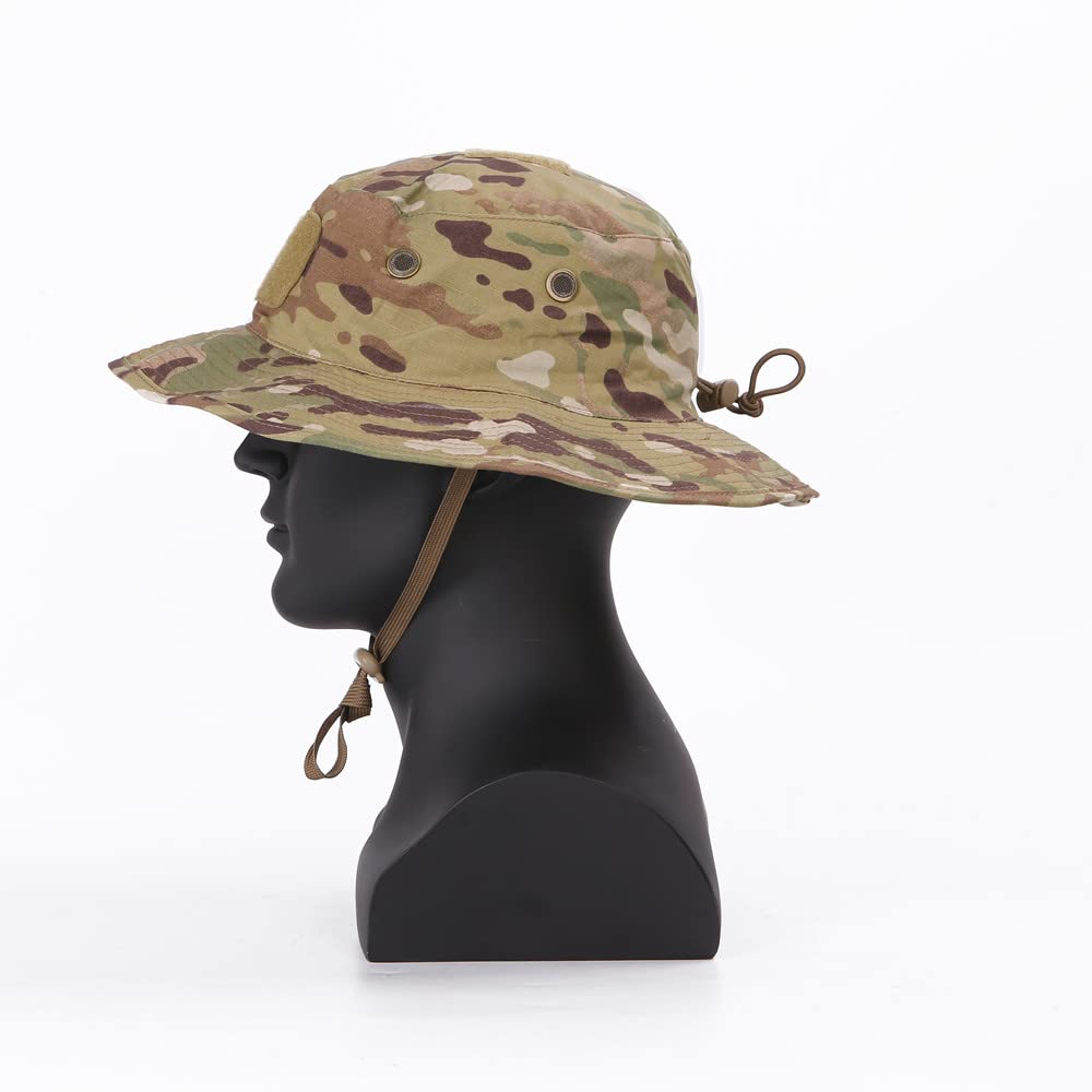 EmersonGear Tactical Boonie Hat for Men - Military Camo Sun Hat for Hot Weather, Outdoor Activities, Hiking, Fishing & Camping