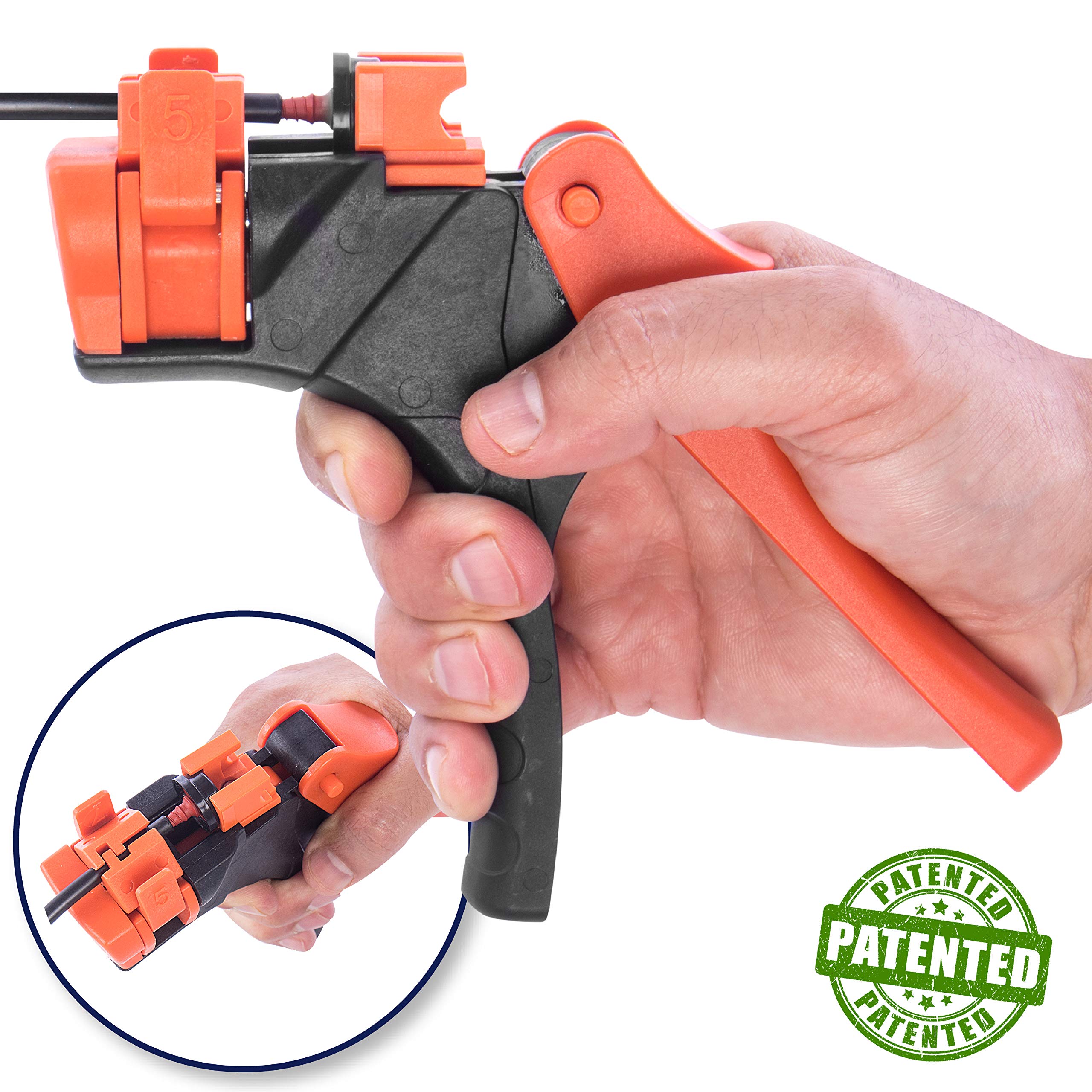 Talli Grip TG Garden Drip Irrigation Tool Kit - Patented Insertion Punch Tool for Dripper Connector & Dripper Gun - Perfect for Home Garden, Greenhouse, and Farm Irrigation Systems (Model 700011)