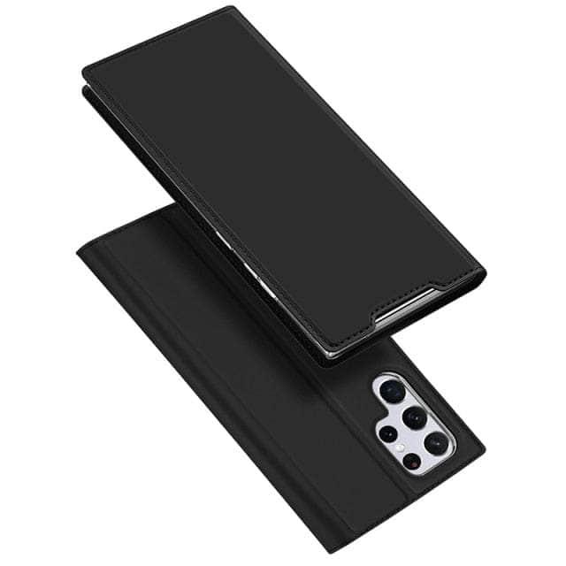 Premium Magnetic Leather Flip Wallet Case for Samsung Galaxy S22 Plus - Slim Protective Cover with Card Slots & RFID Protection | Perfect for Business, Travel & Everyday Use