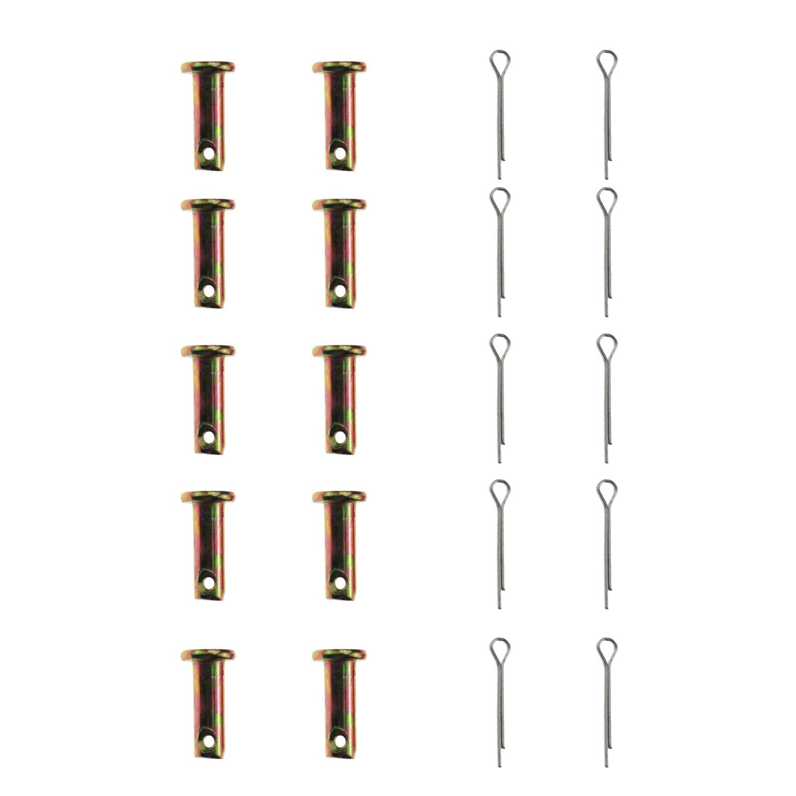 PRO BAT Rear Back Caliper Foot Brake Pedal Lever Clevis Pin 6mm - Compatible with Pit Pro, Trail Quad, Dirt Bike, ATV & Buggy (Pack of 10) - Perfect for Off-Road Brake System Repairs & Maintenance