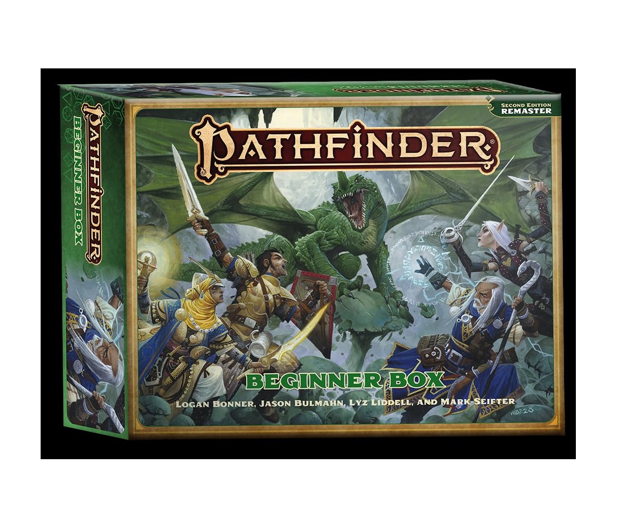 Pathfinder Beginner Box (P2) - RPG Starter Set for New Players | Fantasy Tabletop Roleplaying Game | Perfect for Game Nights & Group Adventures