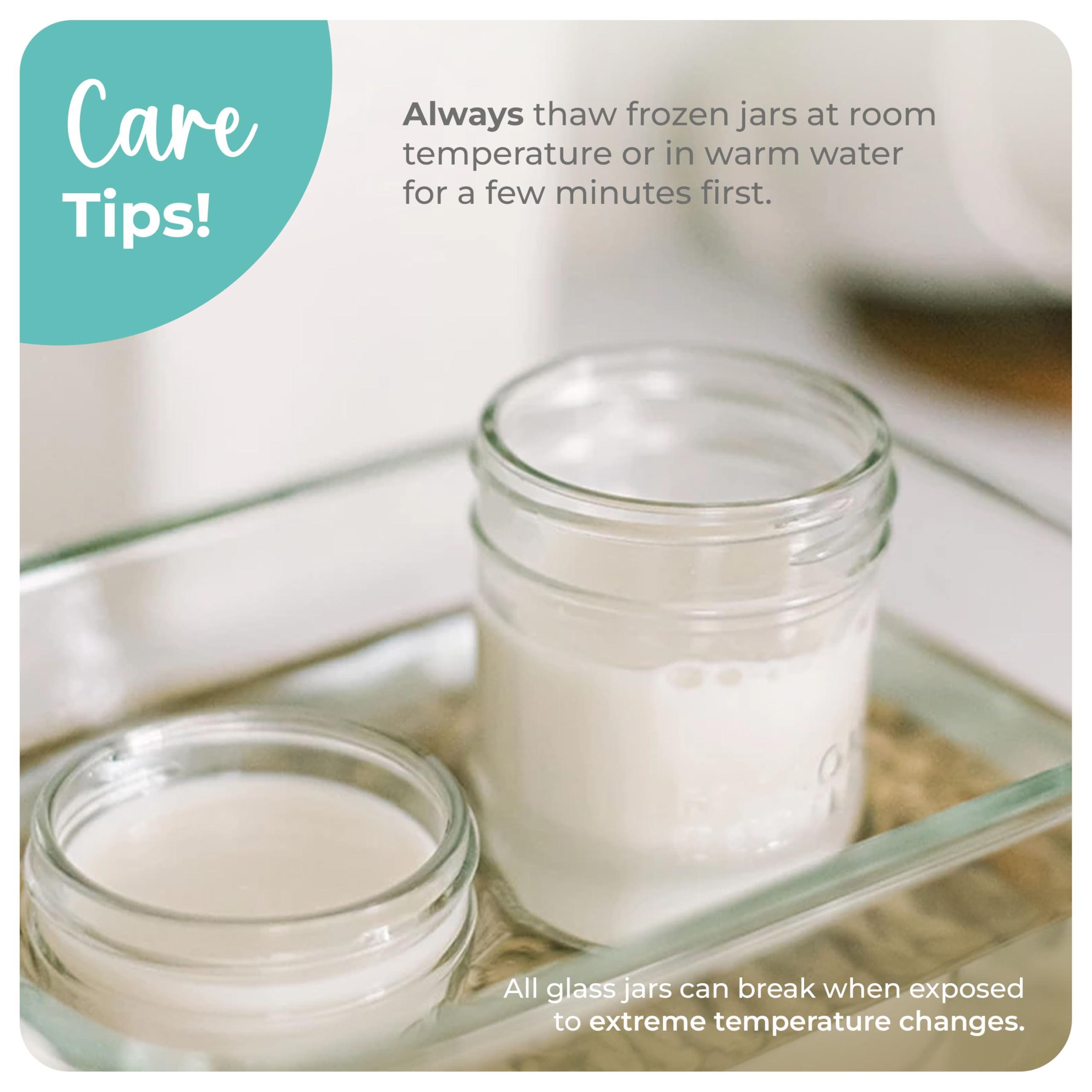 8oz Glass Breast Milk Storage Bottles (12-Pack) - Reusable Airtight Baby Food Jars with Lids - Freezer Safe & Stackable Formula Containers for Breastfeeding Moms - Perfect for Daycare, Travel & Pumping at Work