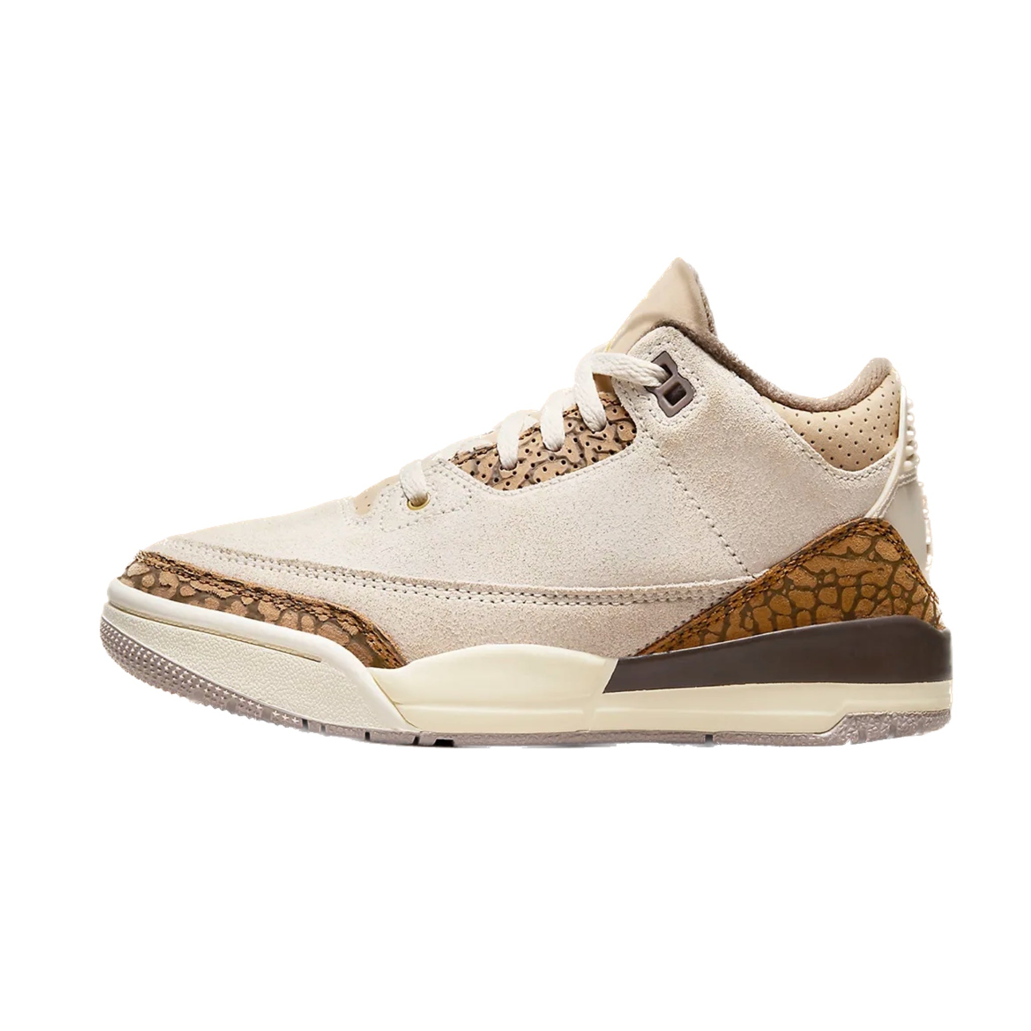 Air Jordan 3 Retro Palomino GS Sneakers - Light Orewood Brown/Metallic Gold/British Tan - Basketball Shoes for Kids & Teens - Perfect for School, Sports & Casual Wear