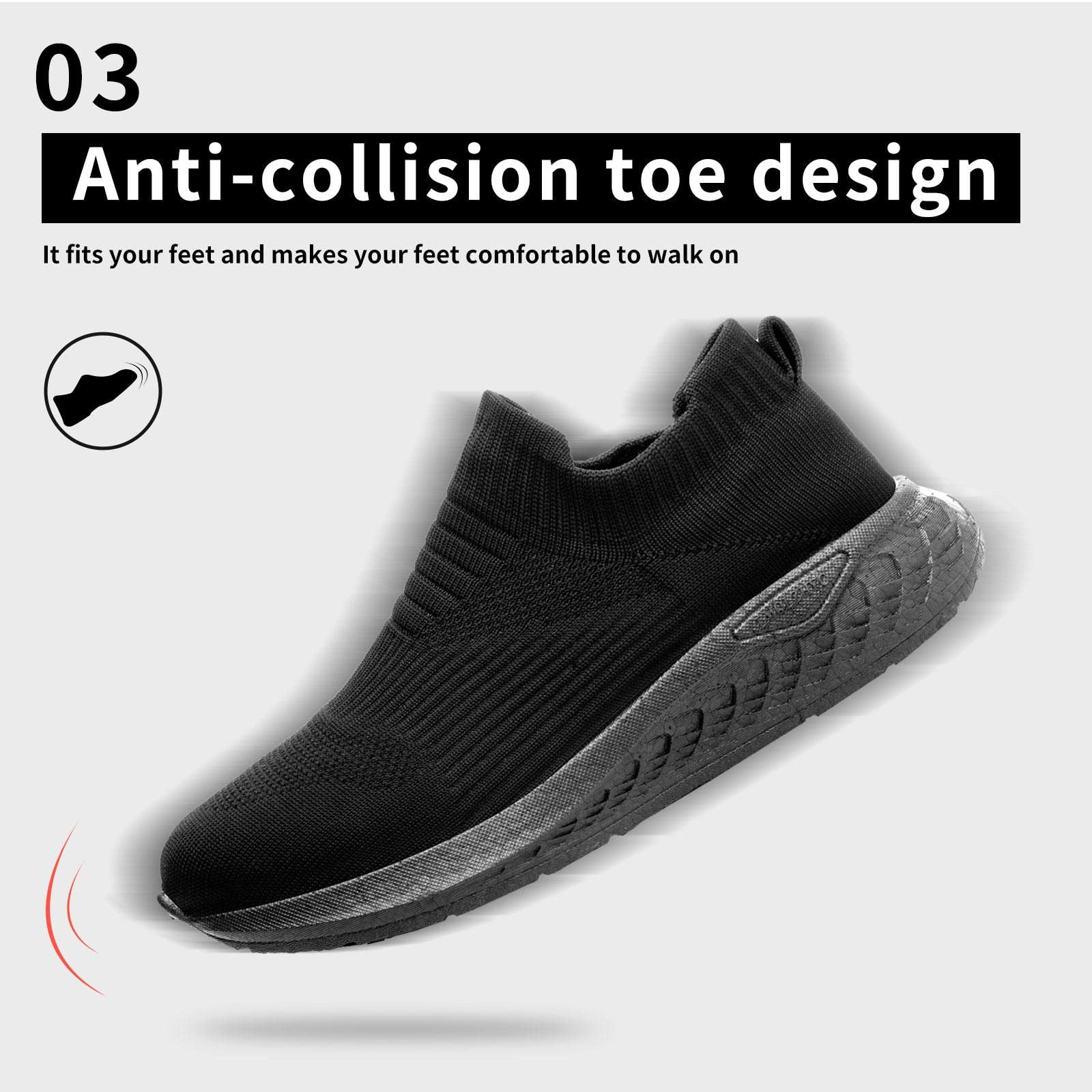 Non-Slip Work Shoes for Women - Chef & Nurse Slip-Ons for Comfort