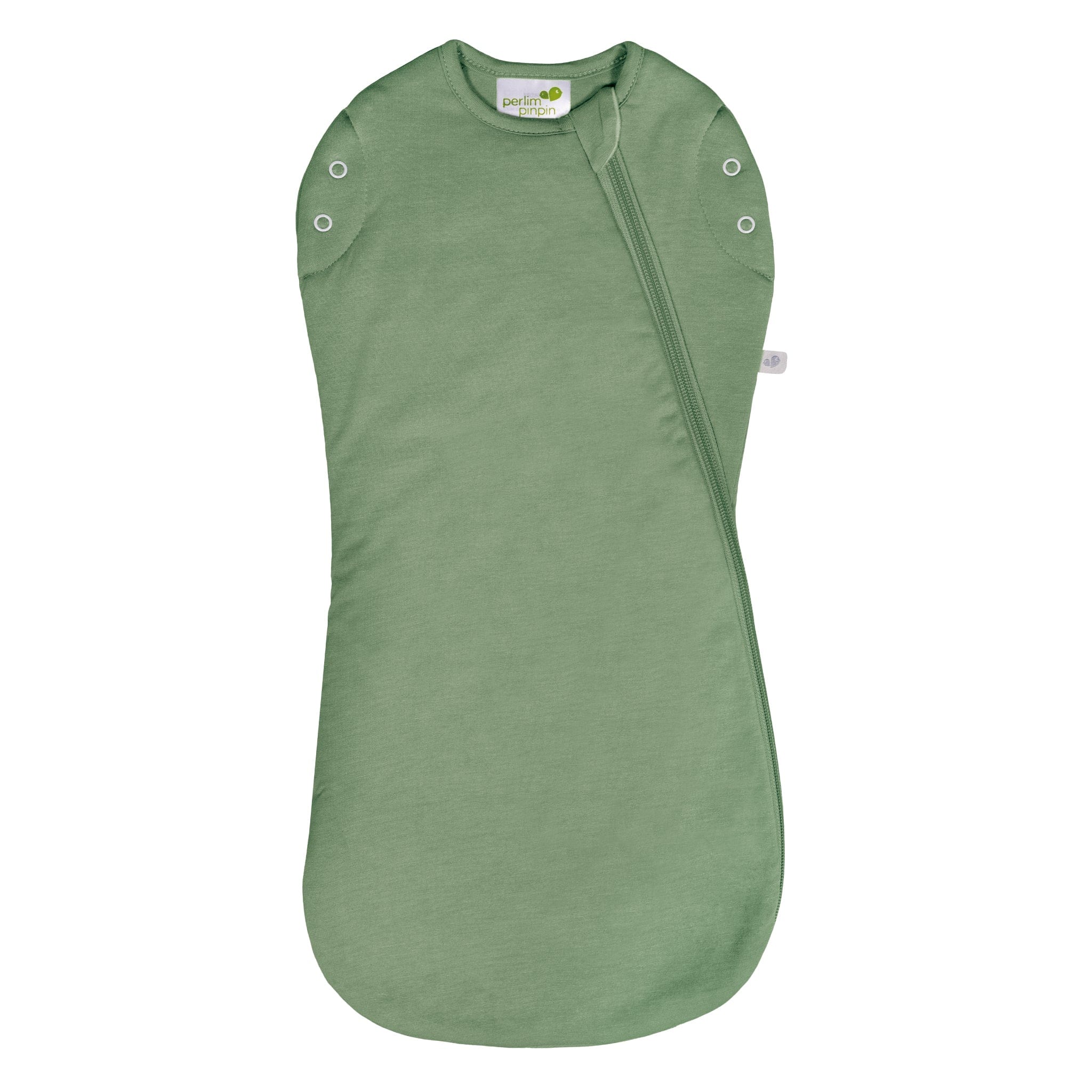Organic Bamboo Baby Sleep Sack - Hunter Green (1.0 TOG) - Soft & Breathable Newborn Swaddle Blanket for Safe Sleep - Perfect for Nursery, Daycare & Travel