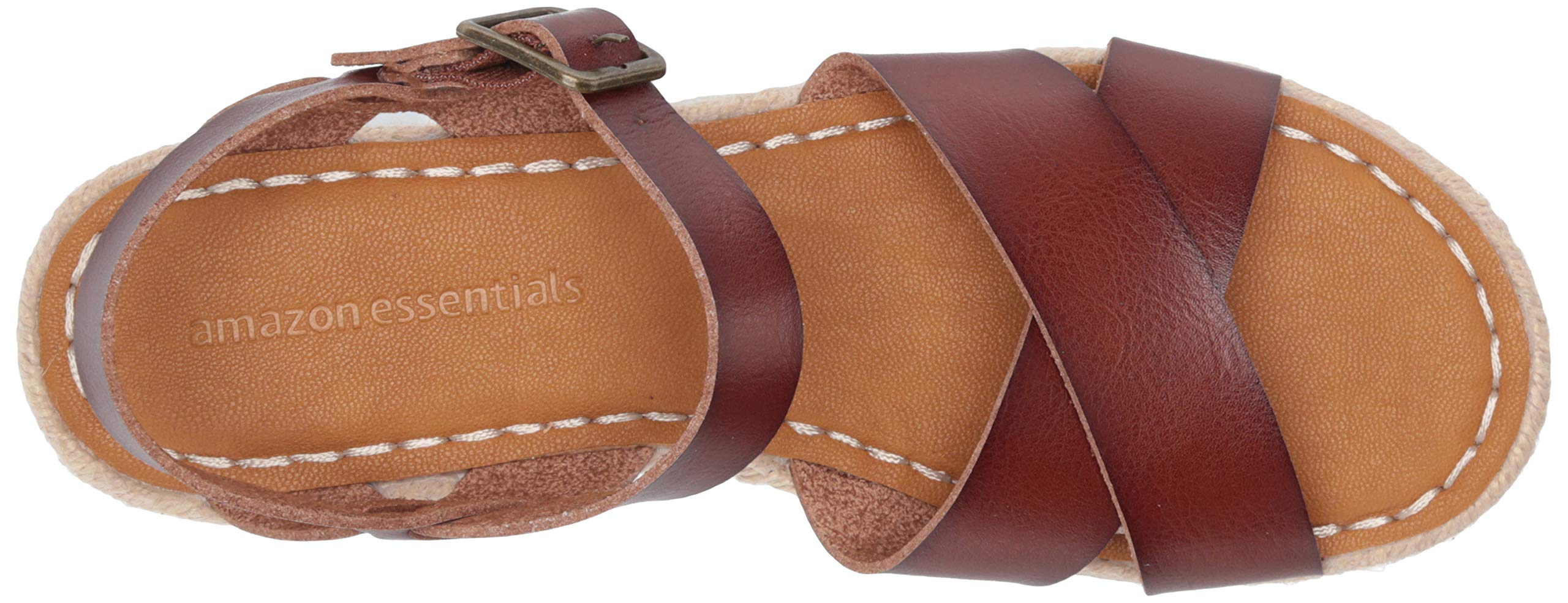Amazon Essentials Women's Flatform Espadrille Sandals - Comfortable Summer Wedge Shoes for Beach, Vacation & Casual Outfits