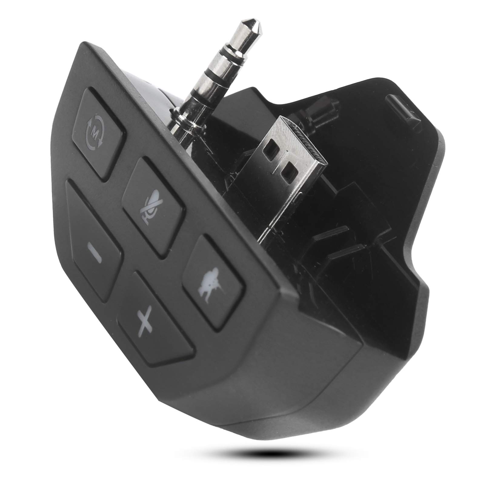 JTLB Wireless Gamepad Audio Adapter with Headphone Support - Controller Headset Converter for Xbox One (Black) - Perfect for Gaming, Streaming & Online Chat