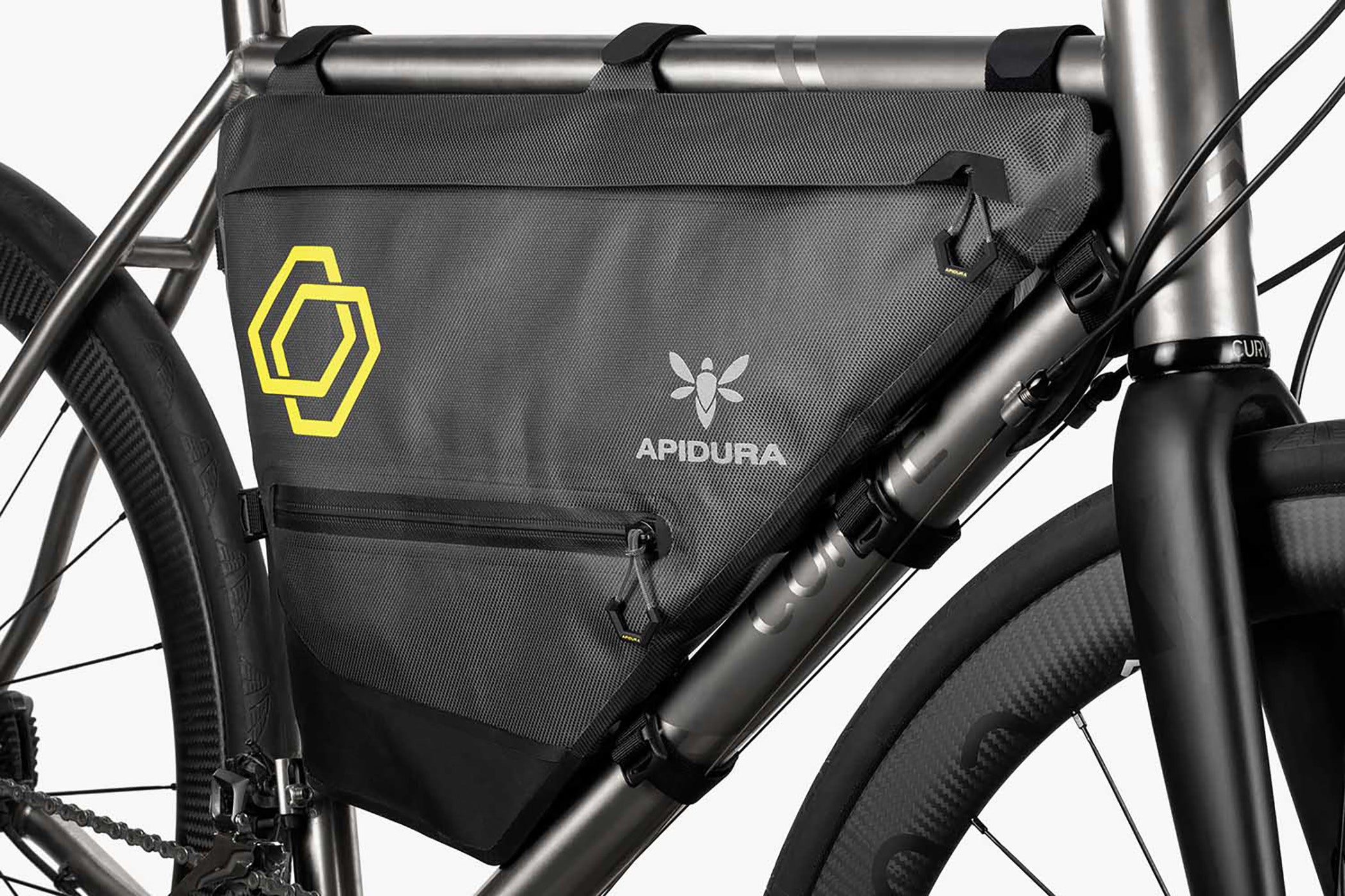 Apidura Expedition Full Frame Pack - Waterproof Bike Bikepacking Bag for Mountain & Road Cycling - Perfect for Long-Distance Touring & Adventure Rides