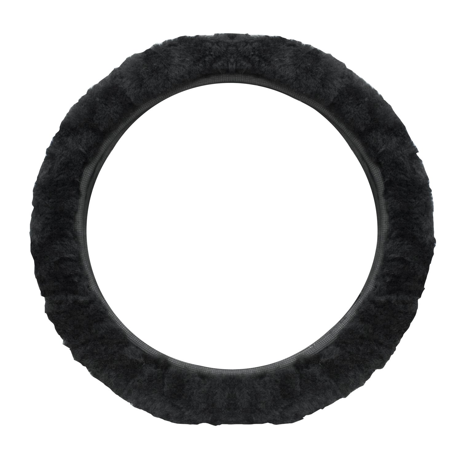 Pilot SW-245E Universal Fit Steering Wheel Cover - Black & Tan for Cars, Trucks & SUVs | Non-Slip Grip & Comfort Driving | All-Season Protection