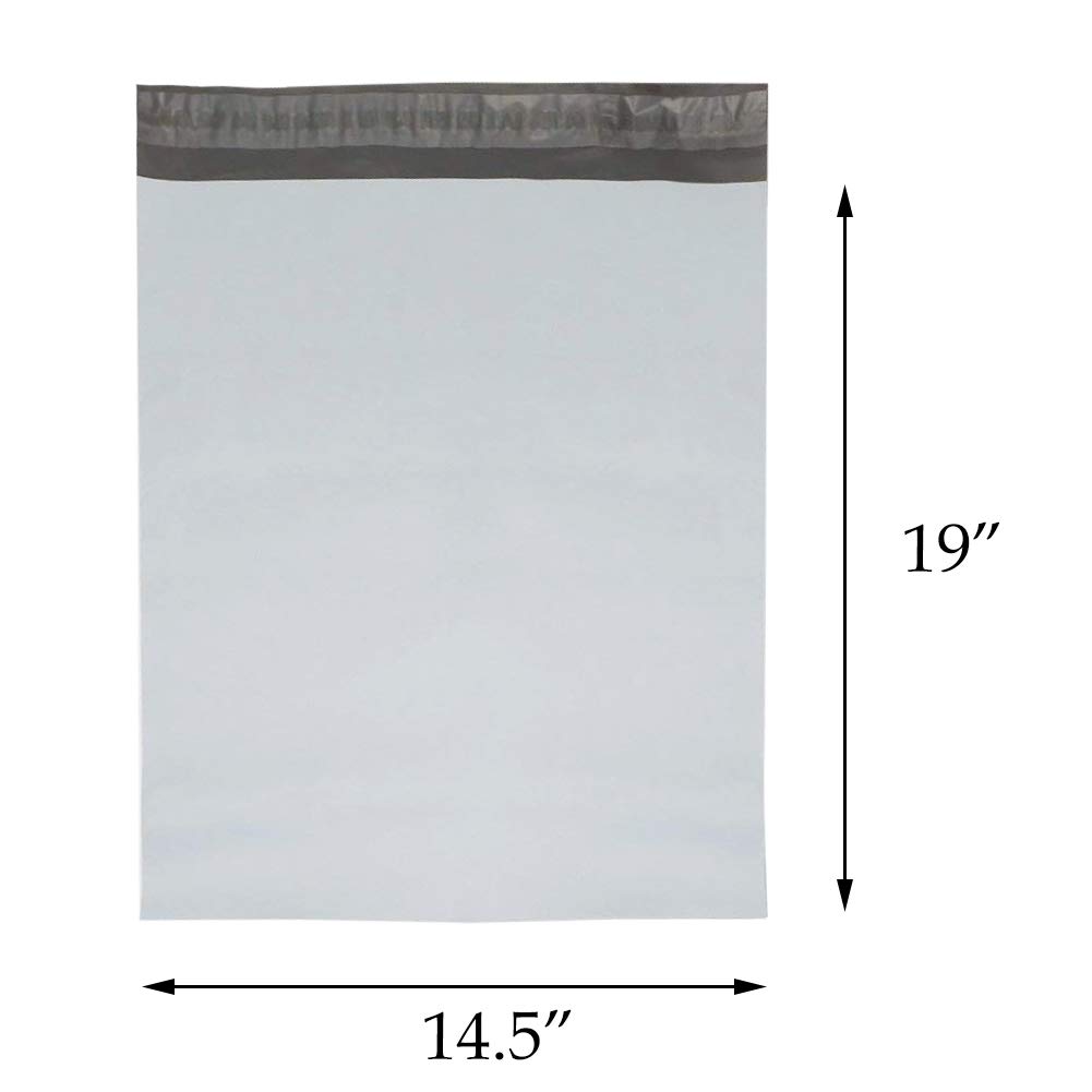9527 Self-Sealing Poly Mailers 14.5x19 Inches - 2000 Pack Shipping Envelopes for Ecommerce, Amazon FBA & Online Stores | Waterproof Mailing Bags for Clothing, Books & Small Packages