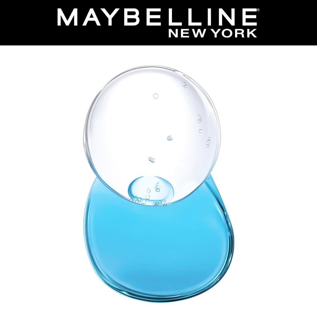 Maybelline New York Bi-Phase Eye & Lip Makeup Remover - Waterproof Formula (40ml) | Gentle & Effective for Sensitive Skin | Perfect for Nighttime Routine & Travel