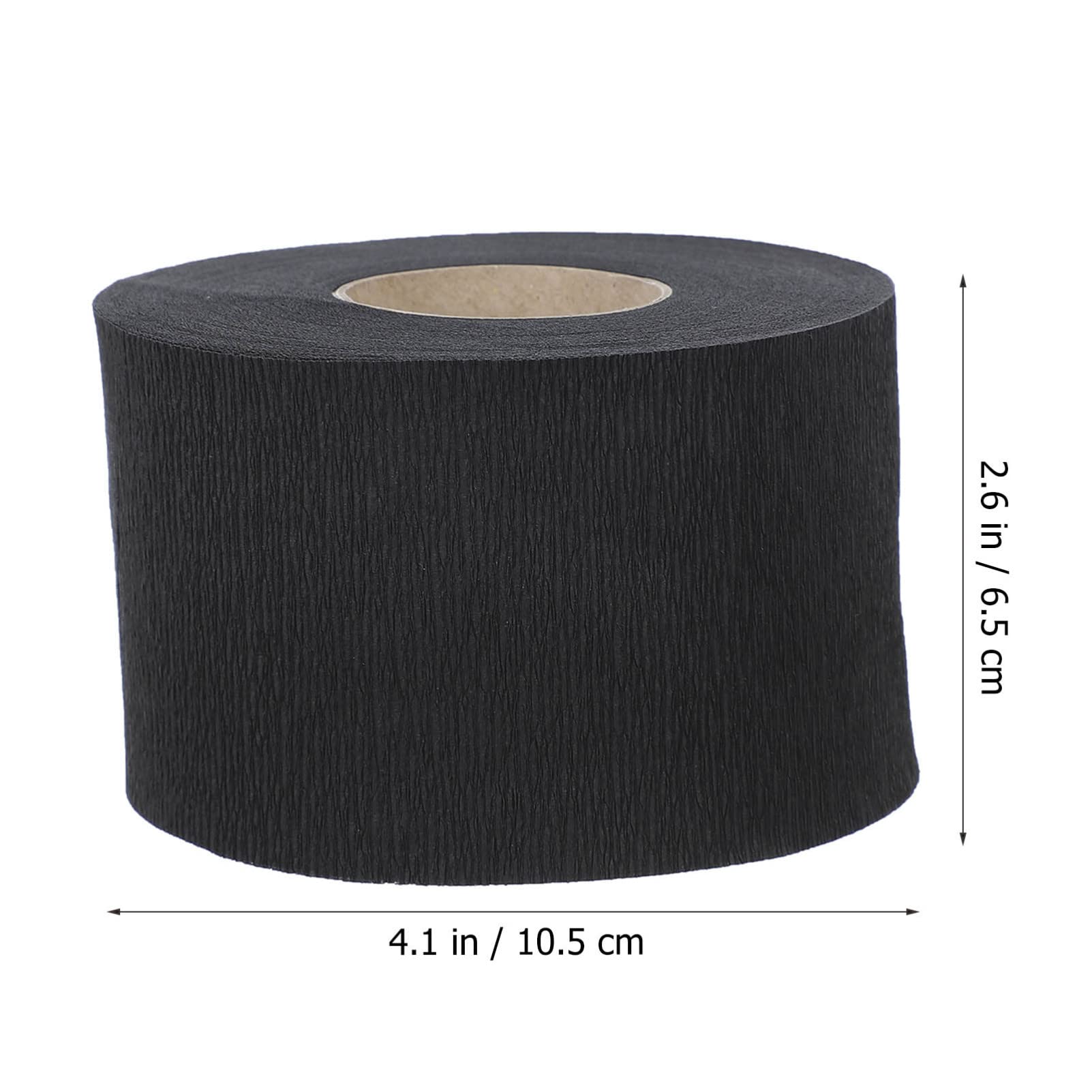 Beaupretty Disposable Hair Cutting Neck Strips - 4 Rolls Stretchy Barber Neckband Paper for Hairdressing & Salon - Protects Neck During Haircuts, Shaves & Styling