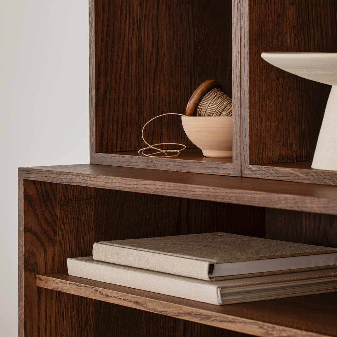 FK630510 Modern Wooden Bookcase - Stylish Storage for Books, Decor & Office Supplies | Perfect for Home, Office & Study Room Organization