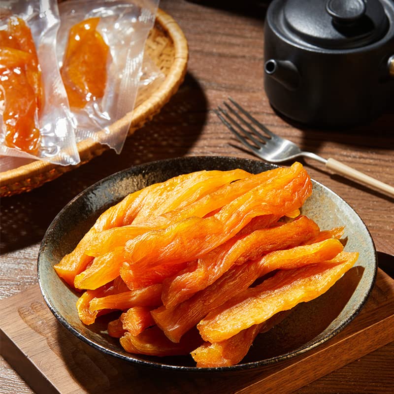 Organic Dried Sweet Potato Snacks - 17.6oz/500g - Gluten-Free, Vegan, Non-GMO Sweet Potato Fries - Perfect for Healthy Snacking, Lunch Boxes & On-the-Go Nutrition