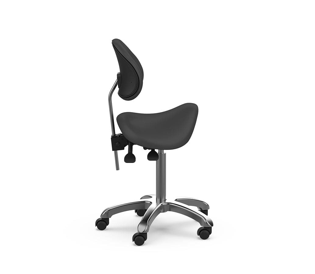 Professional Adjustable Beautician & Salon Stool (1025A) - Perfect for Hair Styling, Nail Art, and Makeup Application