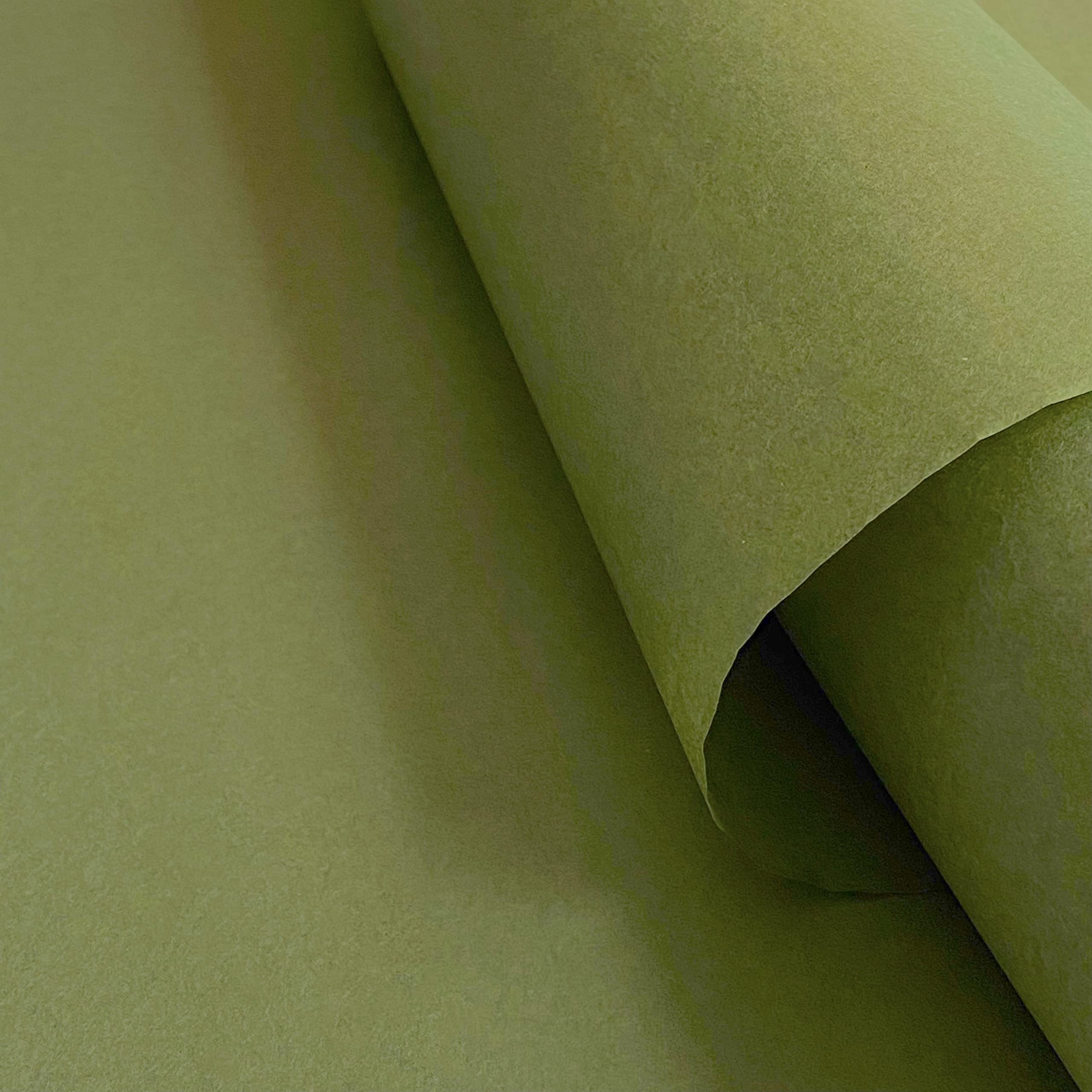 24 Sheets Olive Green Gift Wrapping Tissue Paper - 20