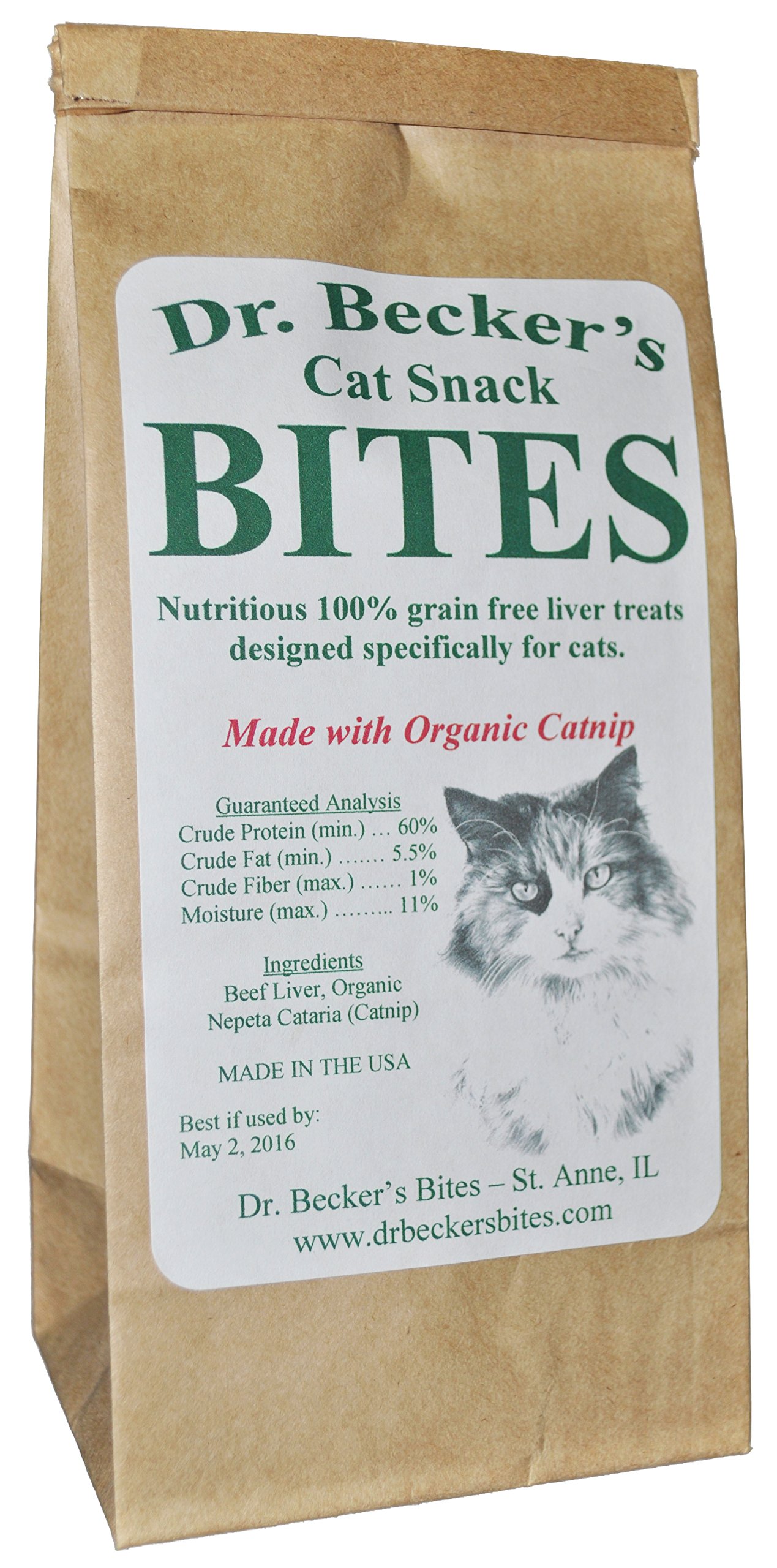 Dr. Becker's Premium Cat Snacks - Healthy Natural Treats for Cats - Perfect for Training, Rewards & Bonding with Your Feline Friend