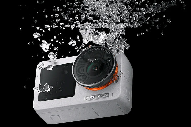 Apeman Seeker One 4K Dual Screen Waterproof Action Camera with WiFi - for Vlogging, Sports, Underwater Adventures & Travel Recording
