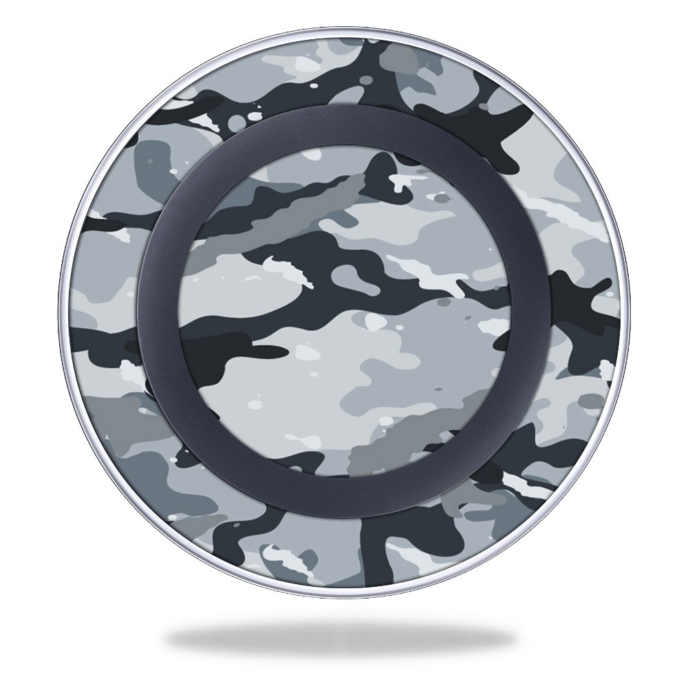 MightySkins Protective Skin Wrap for Samsung Wireless Charging Pad - Camouflage Gray Design | Durable Sticker Cover for Home, Office & Travel Use