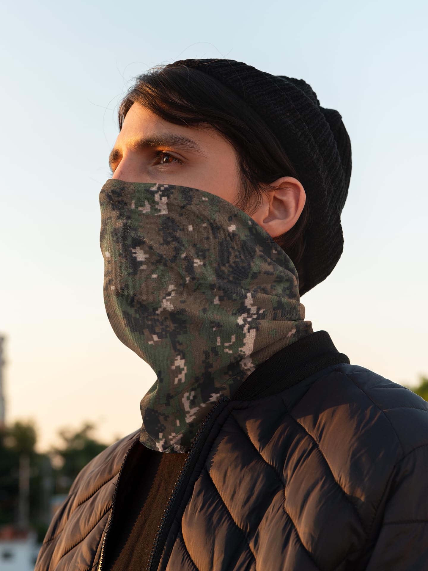 Breathable Seamless Face Mask Bandana for Dust Protection, Outdoor Activities, Festivals & Sports - Perfect for Hiking, Running, Concerts & Travel