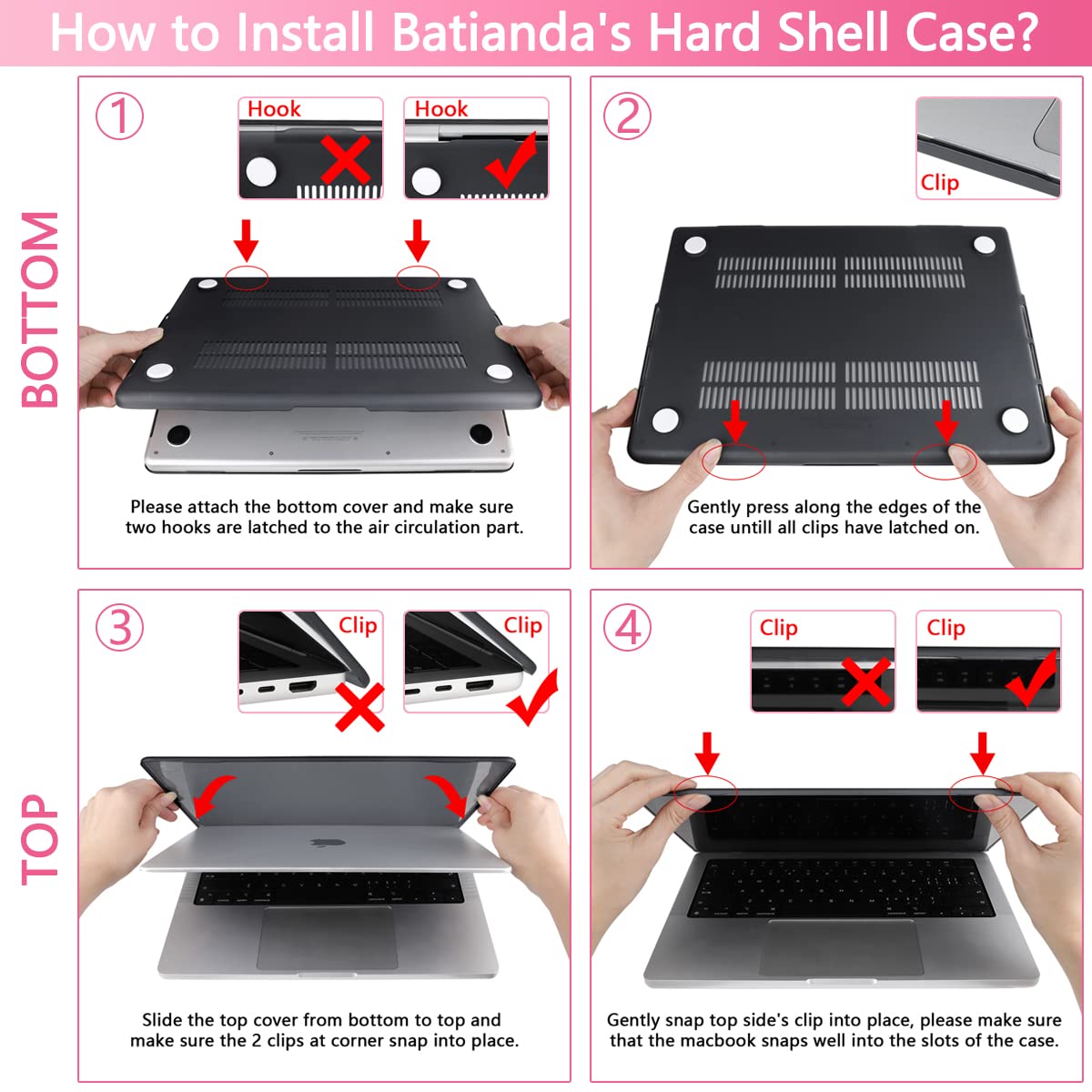 Batianda Hard Shell Case for MacBook Pro 16 inch (M3/M2/M1 Pro/Max, 2023-2021 Models A2991/A2485) - Matte Plastic Protective Cover with Keyboard Protector & Screen Protector in Mellow Yellow - Perfect for Work, Travel & School Use