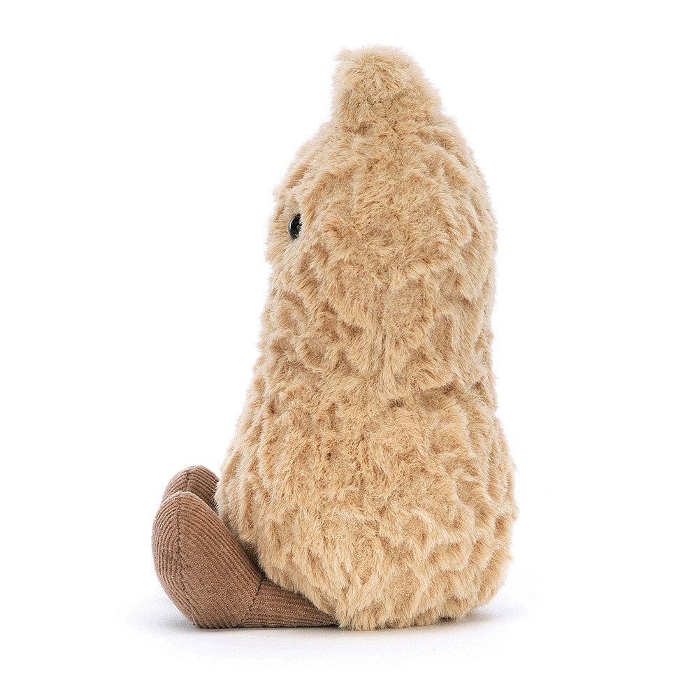 Funny Amuseables Peanut Plush Toy - Cute & Soft Stuffed Peanut for Kids & Adults - Perfect for Gifts, Home Decor, and Stress Relief