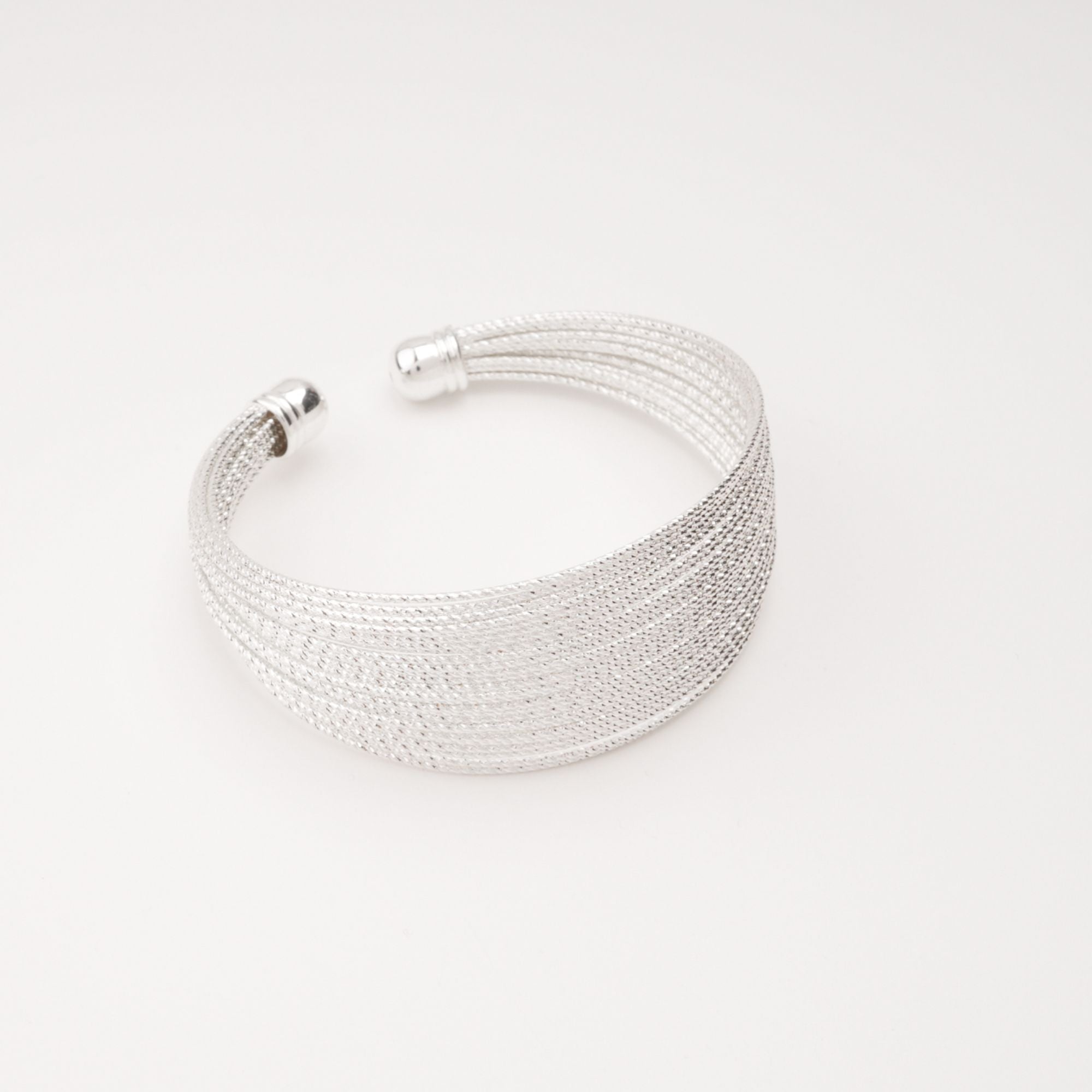 Angelique Multi Band Open Cuff Bracelet - Elegant Adjustable Bangle for Women, Perfect for Parties, Weddings & Everyday Wear