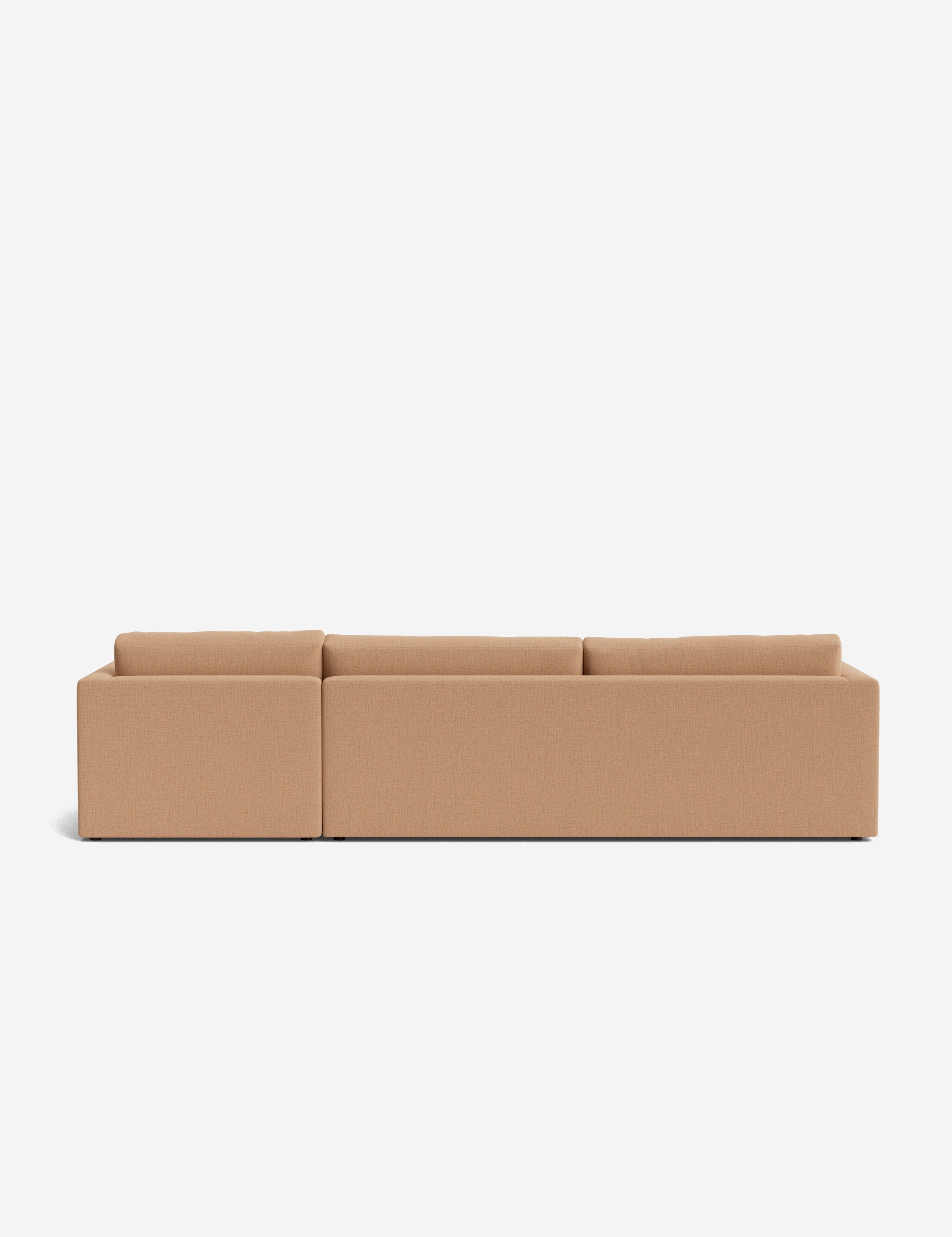 Durham Chaise Sectional Sofa - Modern L-Shaped Couch with Chaise Lounge | Comfortable Fabric Upholstery for Living Room, Family Room & Home Theater