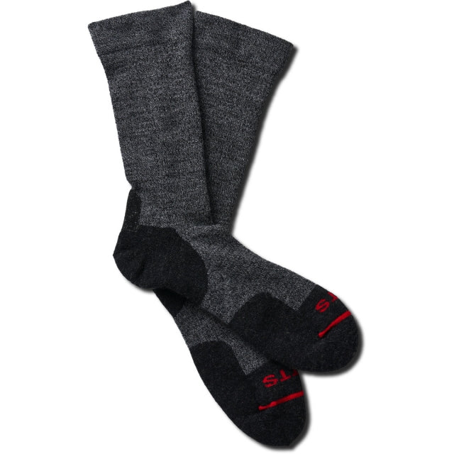 Light Hiker Solid Crew Socks - Durable Hiking Socks for Men & Women - Perfect for Outdoor Adventures, Camping & Trail Running