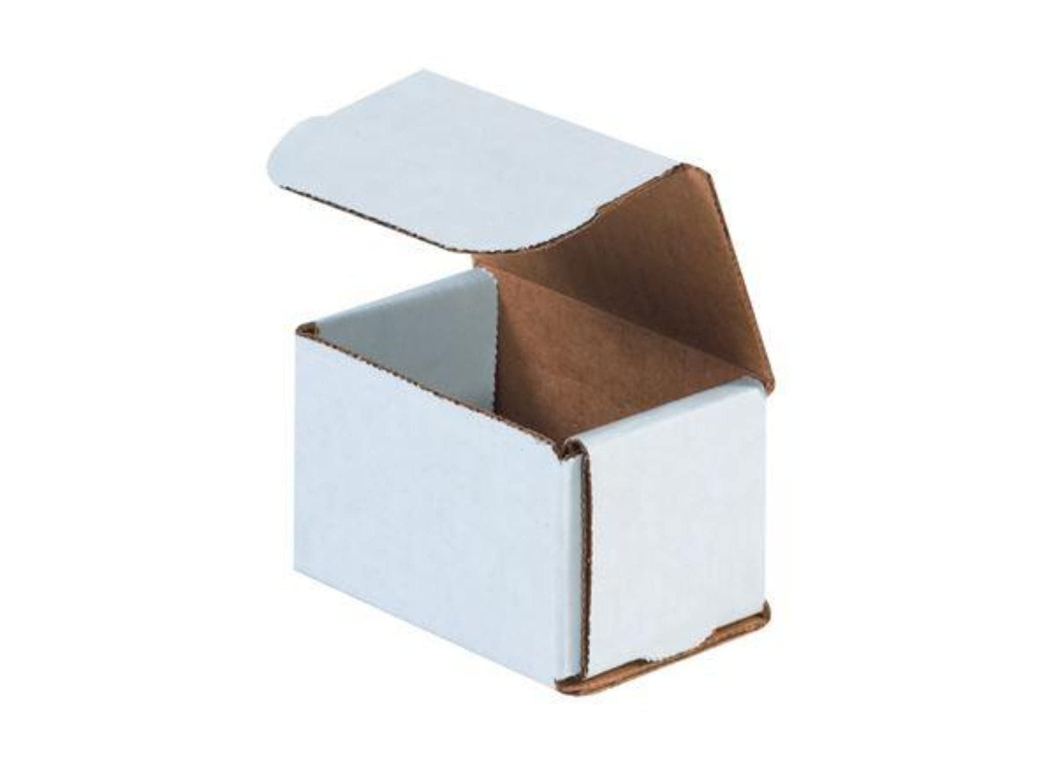 Secure Seal Shipping Boxes - 3x2x2 Inches White Corrugated Mailers - 800 Pack Bulk Foldable Cardboard Boxes for Mailing, Moving & Storage | Durable Lightweight Packaging for Ecommerce, Small Business Shipping & Home Organization