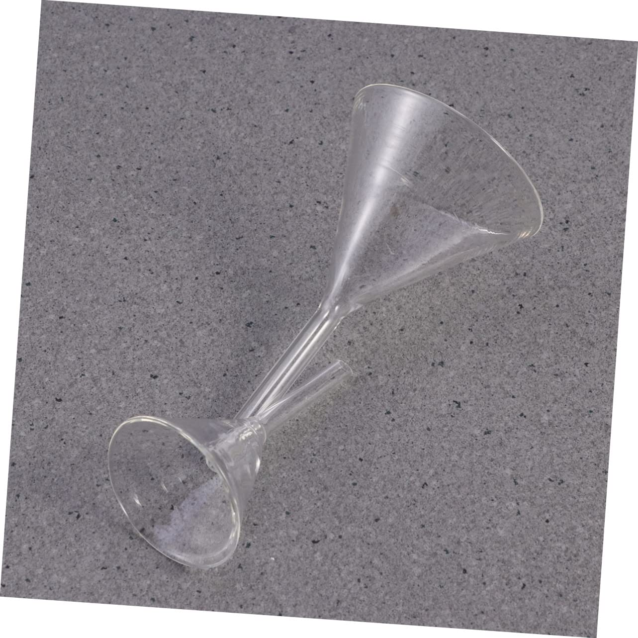 Premium Clear Glass Water Bottle with Stainless Steel Funnel - Chemistry Feeding Funnel for Lab Use, Home Brewing & Outdoor Activities - BPA-Free, Leak-Proof Design for Liquids & Powders