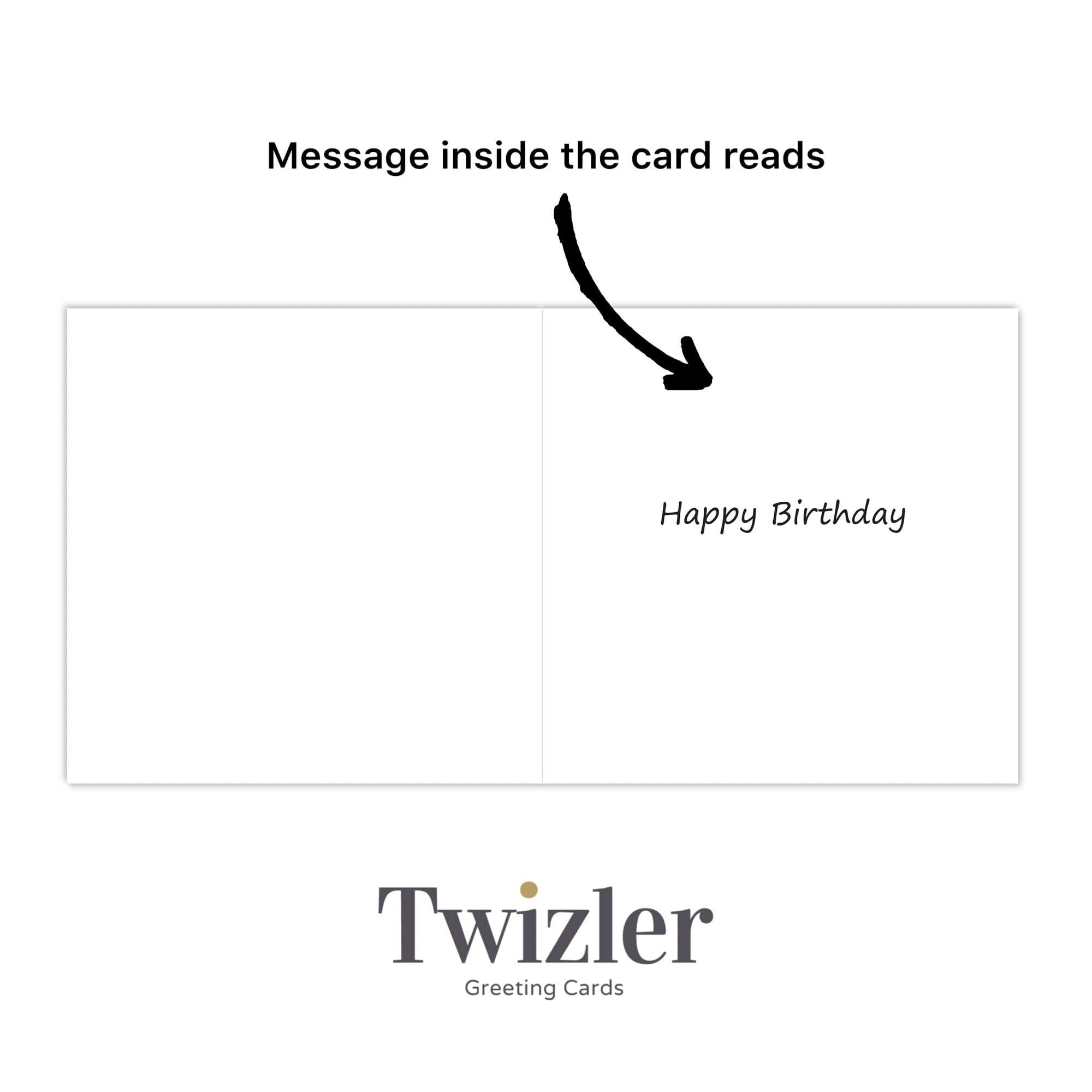 Twizler Mermaid 1st Birthday Card for Girls - Age 1 Happy Birthday Greeting Card - Perfect for Baby Girl's First Birthday Party, Nursery Decor & Keepsake Gift