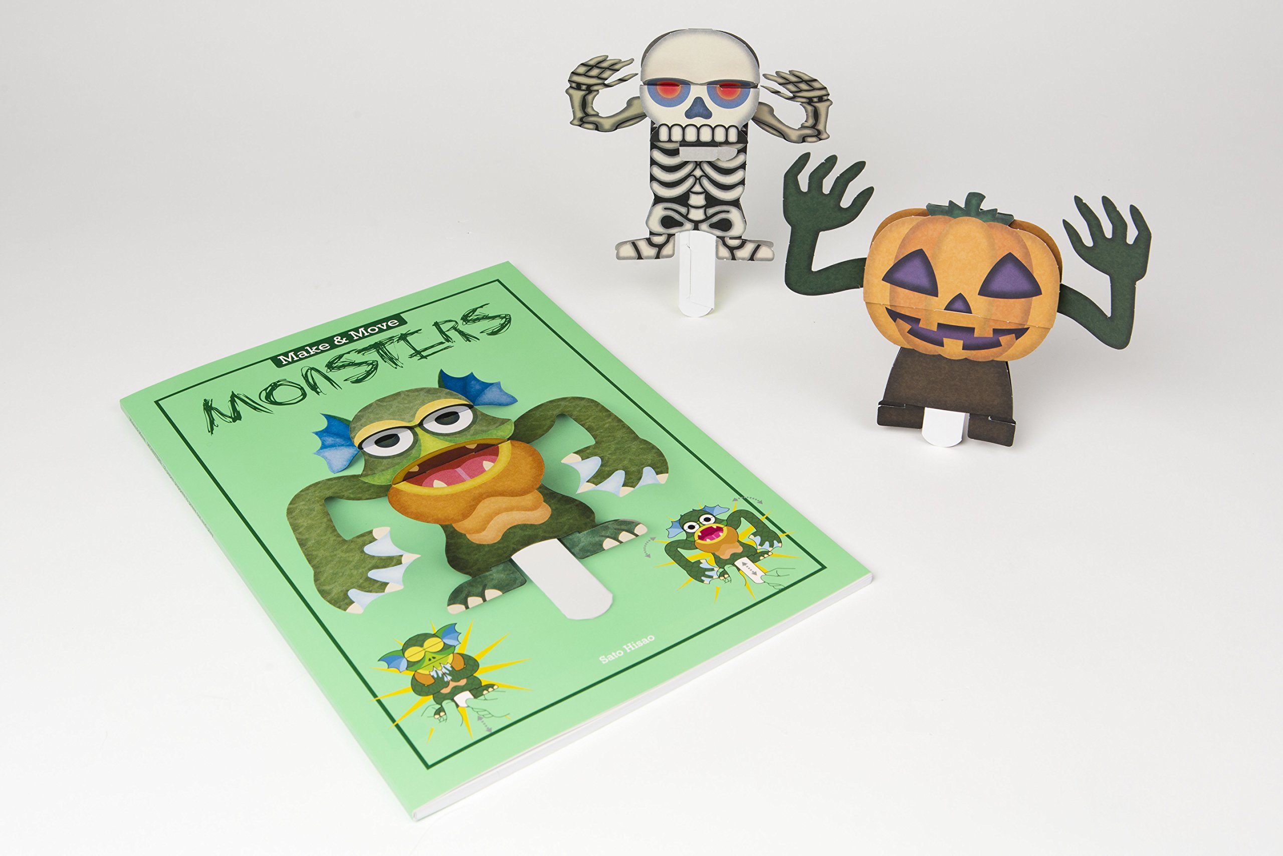 Make & Move: Monsters - 12 DIY Paper Puppets for Kids to Press Out & Play | Fun Creative Craft Activity for Birthday Parties & Classroom Projects