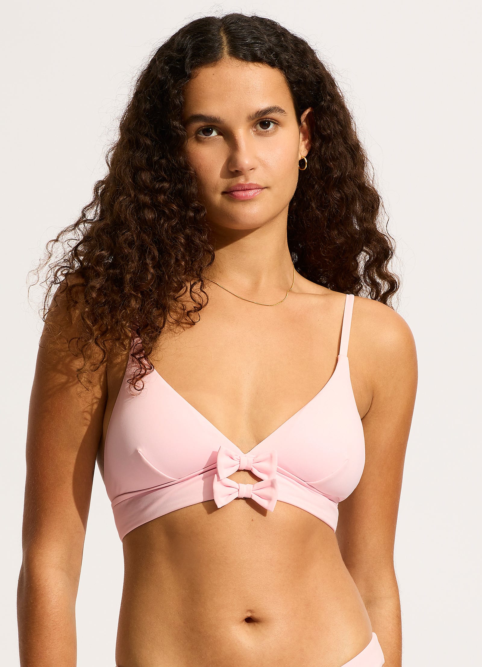 Beau Banded Triangle Bikini Top - Floral Print Swimwear for Women | Perfect for Beach Vacations, Pool Parties & Summer Getaways