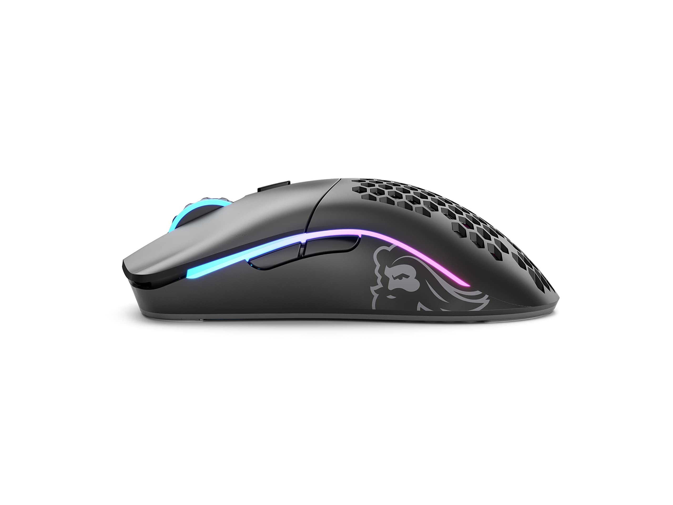 Glorious Model O Wireless RGB Gaming Mouse - Matte Black (Renewed) | Lightweight Honeycomb Design | 71g Ultra-Light | 19,000 DPI | for PC Gaming, Esports & Professional Use